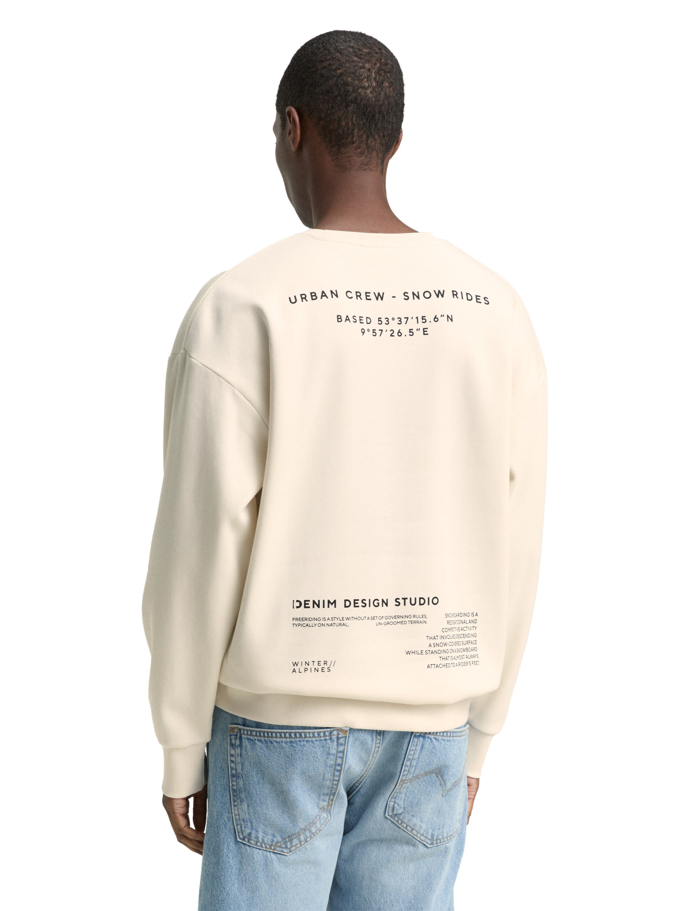 TOM TAILOR Denim Sweatshirt , mit Schriftzügen
