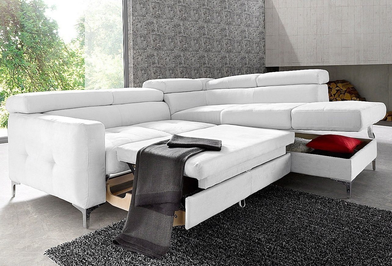 COTTA Polstergarnitur »Sammy L-Form«, (Set), Set bestehend aus: Ecksofa mit günstig online kaufen