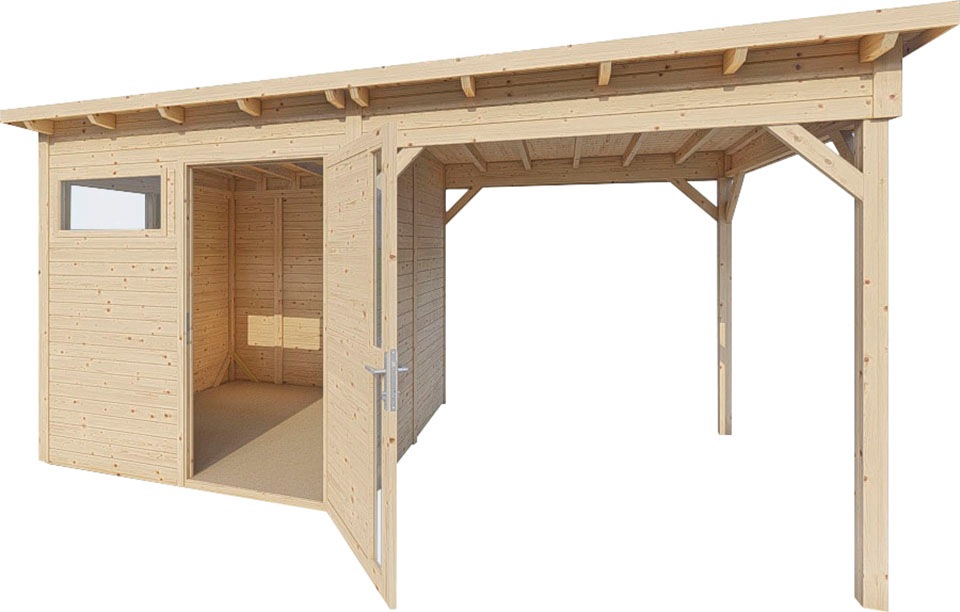 BERTILO Gartenhaus »Pentus 2«, (Set)
