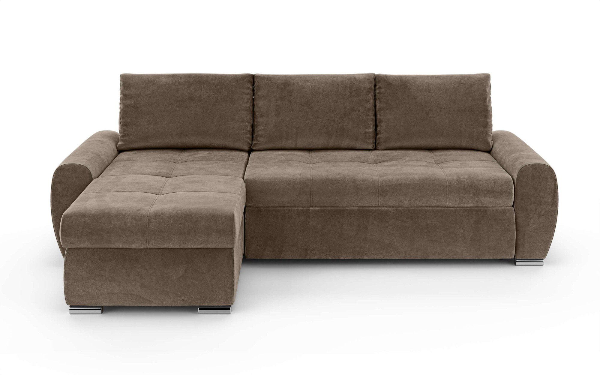 Home affaire Ecksofa »HAVERHILL Schlafsofa mit Bettkasten, Maße B/H/T: 237/ günstig online kaufen