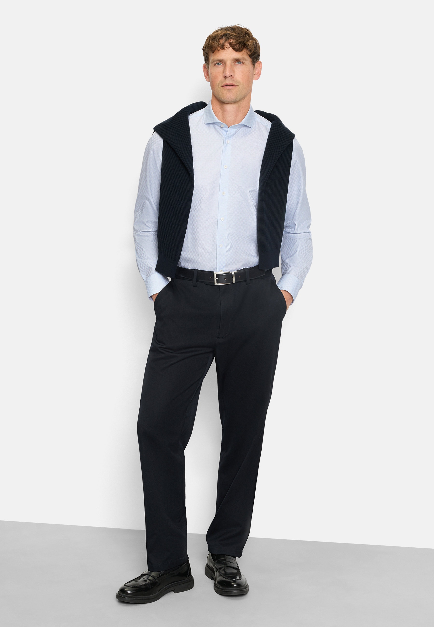 OLYMP Businesshemd »OLYMP Level Five, body fit, Haifisch«