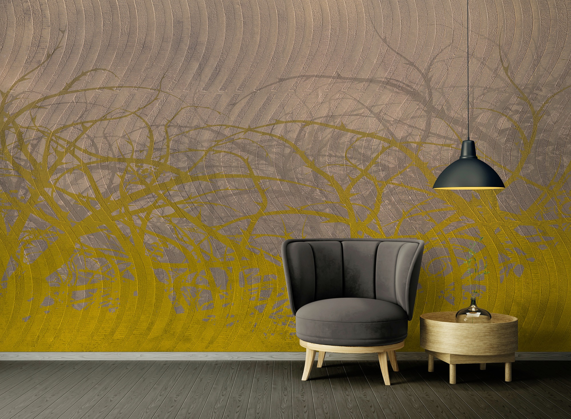 Architects Paper Fototapete »Atelier 47 Thorn hedge 3«, Farbverlauf, Vlies, Wand, Schräge, Decke