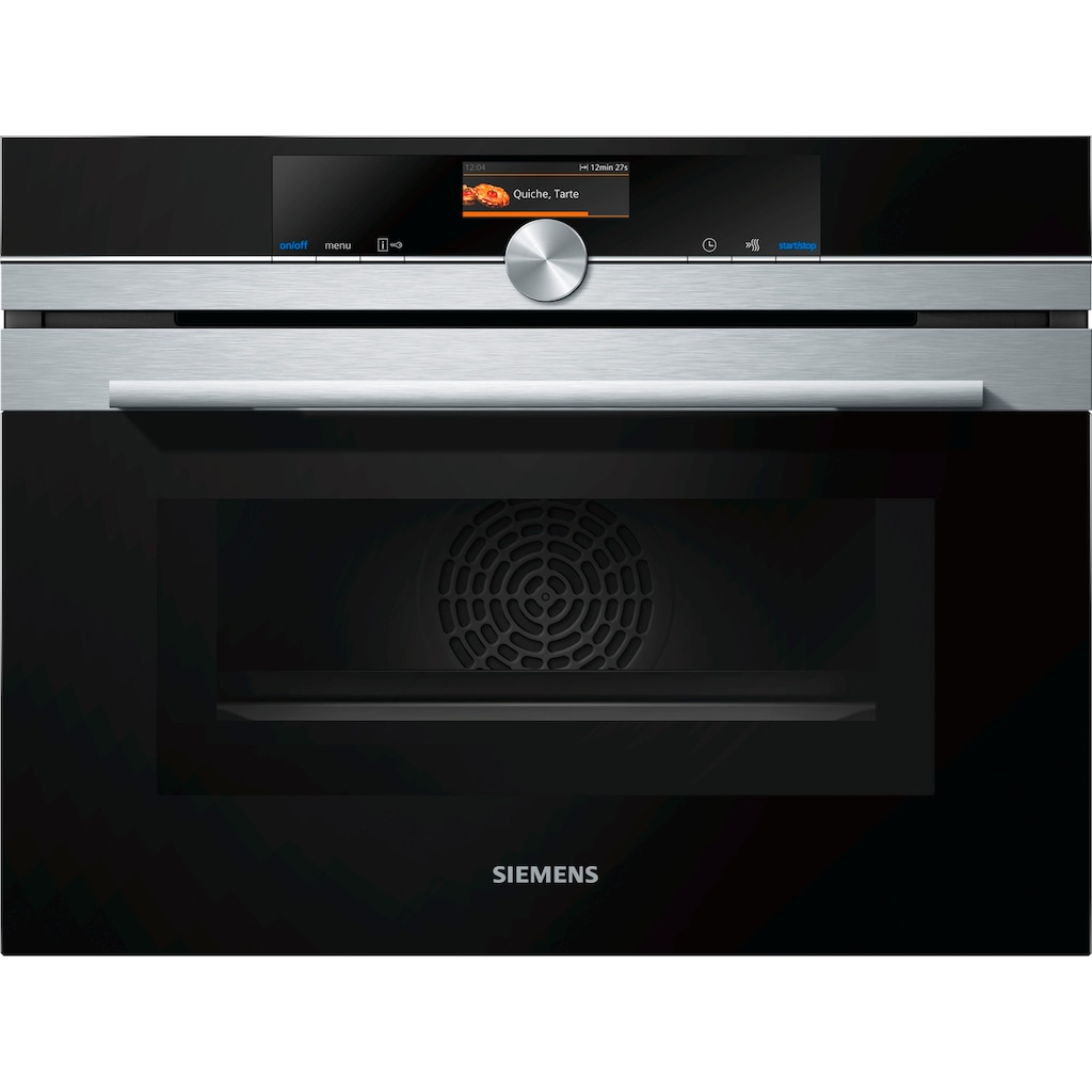 SIEMENS Backofen mit Mikrowelle »CM676G0S1«, CM676G0S1, Pyrolyse-Selbstreinigung