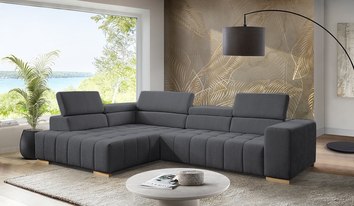 exxpo - sofa fashion Ecksofa »Elianos, hoher Sitzkomfort, aufwendige Kreuzs günstig online kaufen