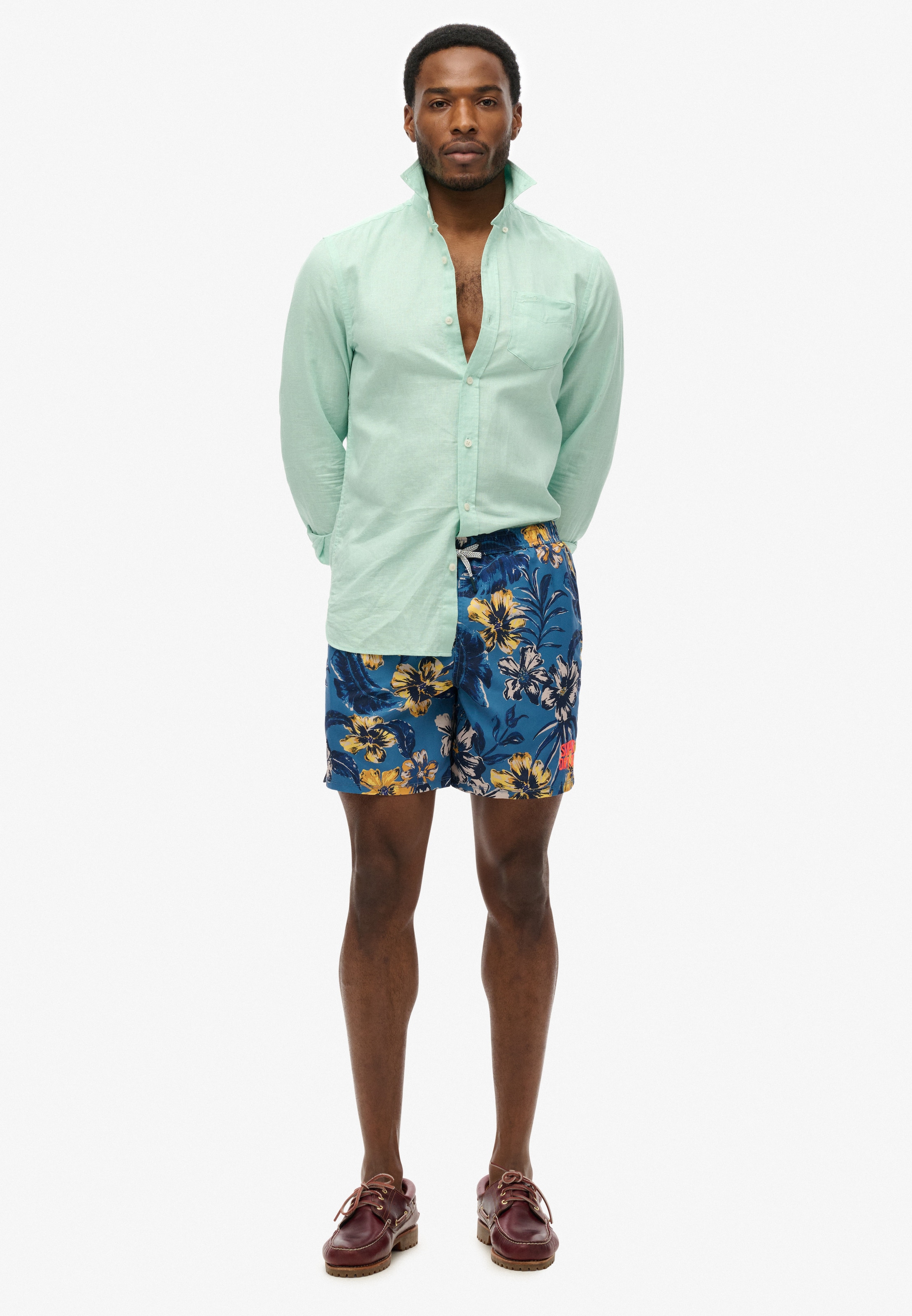 Superdry Badeshorts »HAWAIIAN PRINT 17 SWIM SHORT«