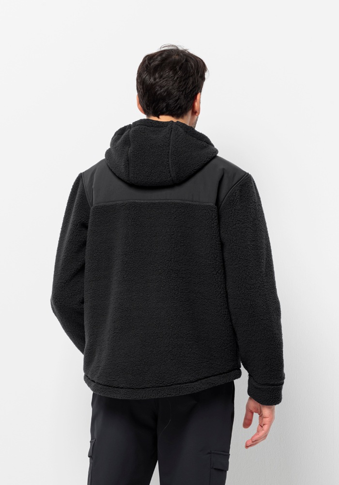 Jack Wolfskin Fleecejacke »FELSLICHT HOODED JKT M«, mit Kapuze