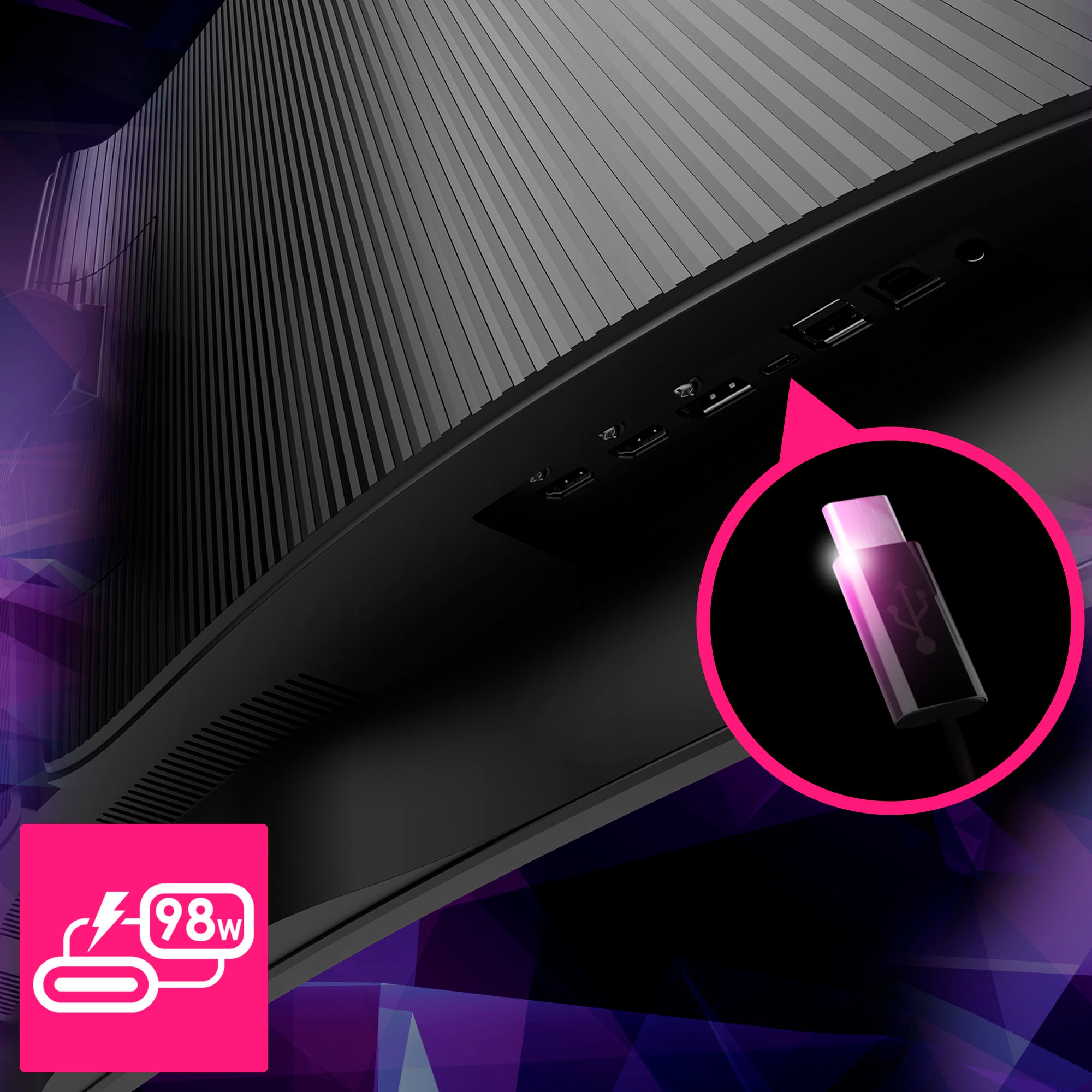 MSI Curved-Gaming-Monitor »MPG 491CQPX QD-OLED«, 125 cm/49 Zoll, 5120 x 1440 px, DQHD, 0,03 ms Reaktionszeit, 240 Hz