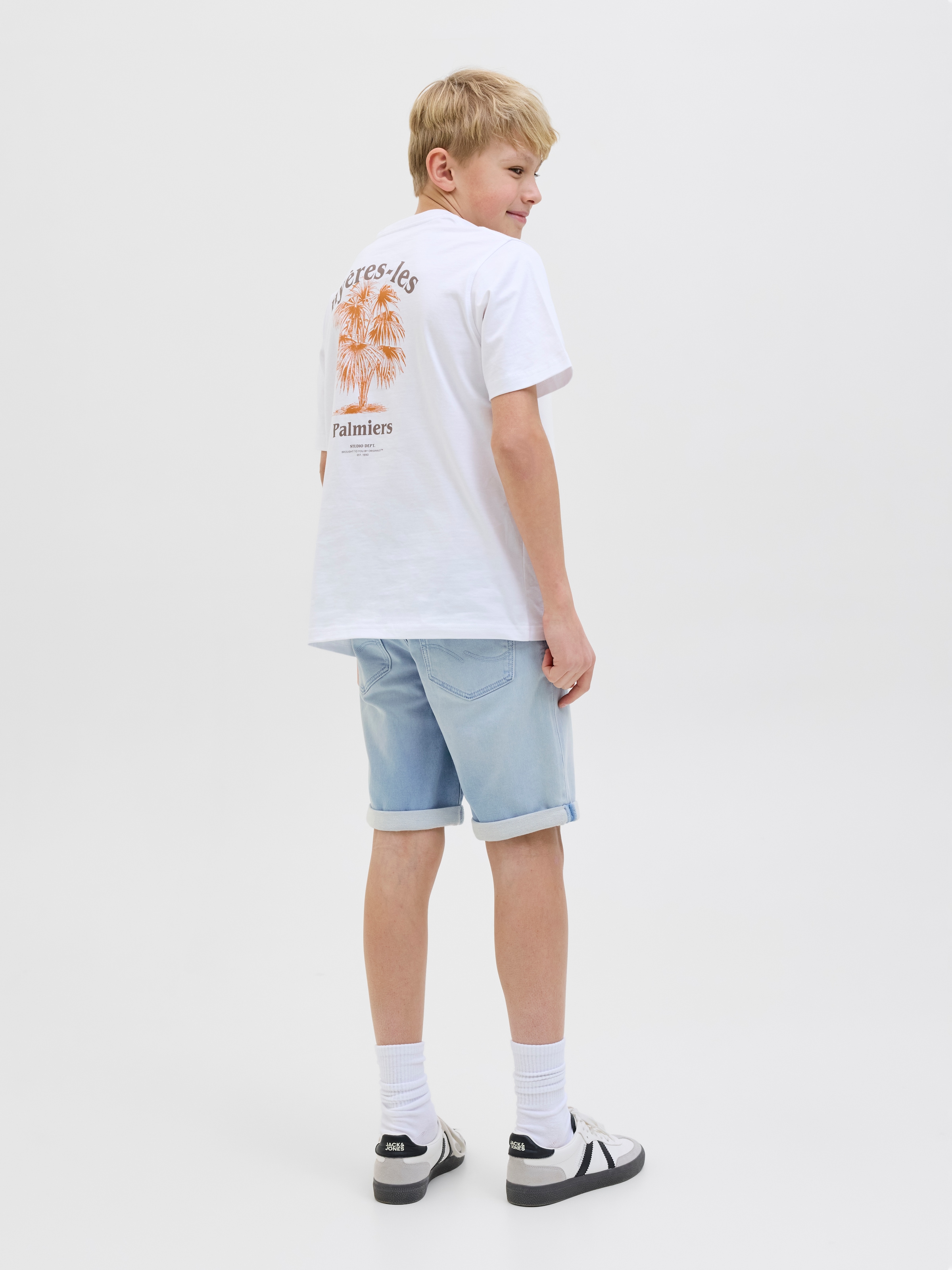 Jack & Jones Junior Shorts »JJIRICK bequem mit Stretch für optimale Bewegungsfreiheit«  unifarben, modisch, regular fit, Web,