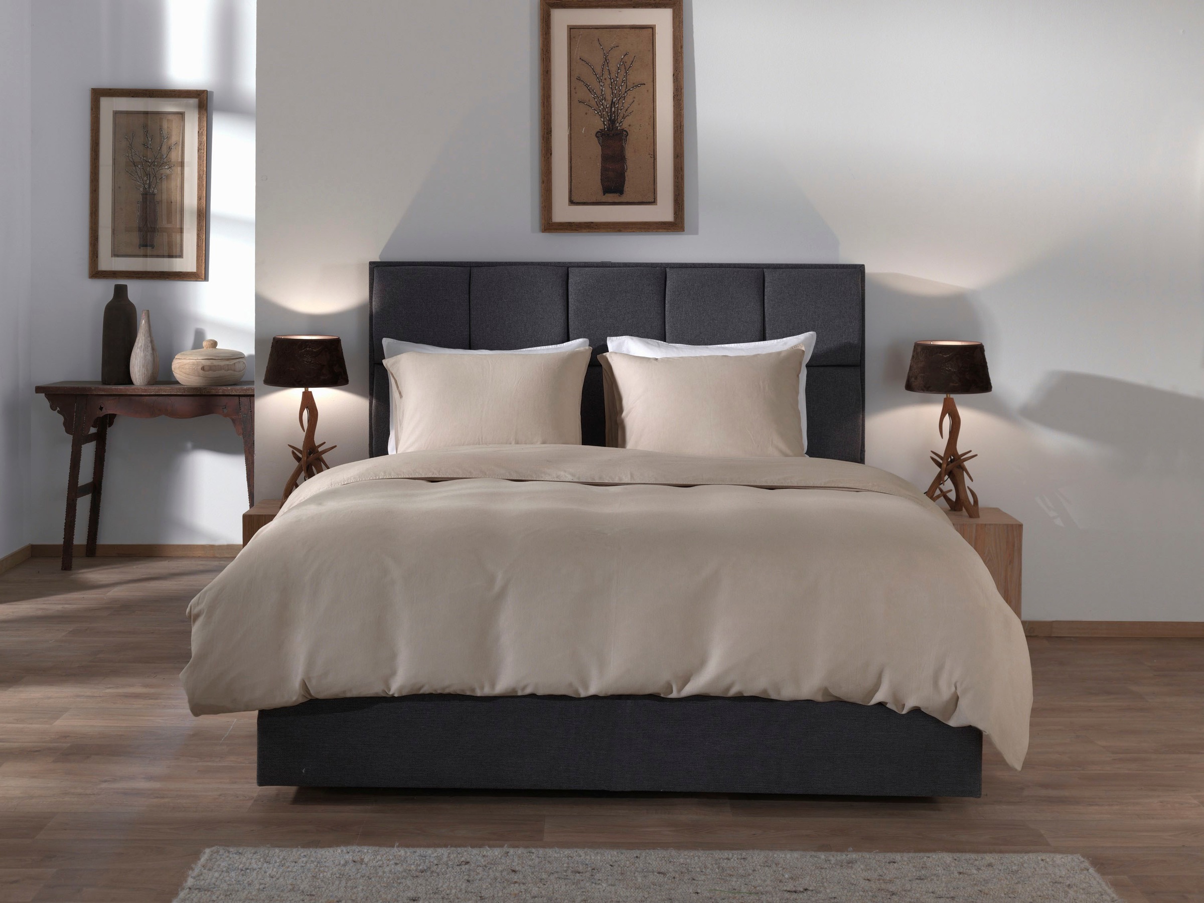 YELLOW Bettwäsche »Suite-Saint-Tropez« 2 Stk. tlg. Bettwäsche aus 55% Leine günstig online kaufen