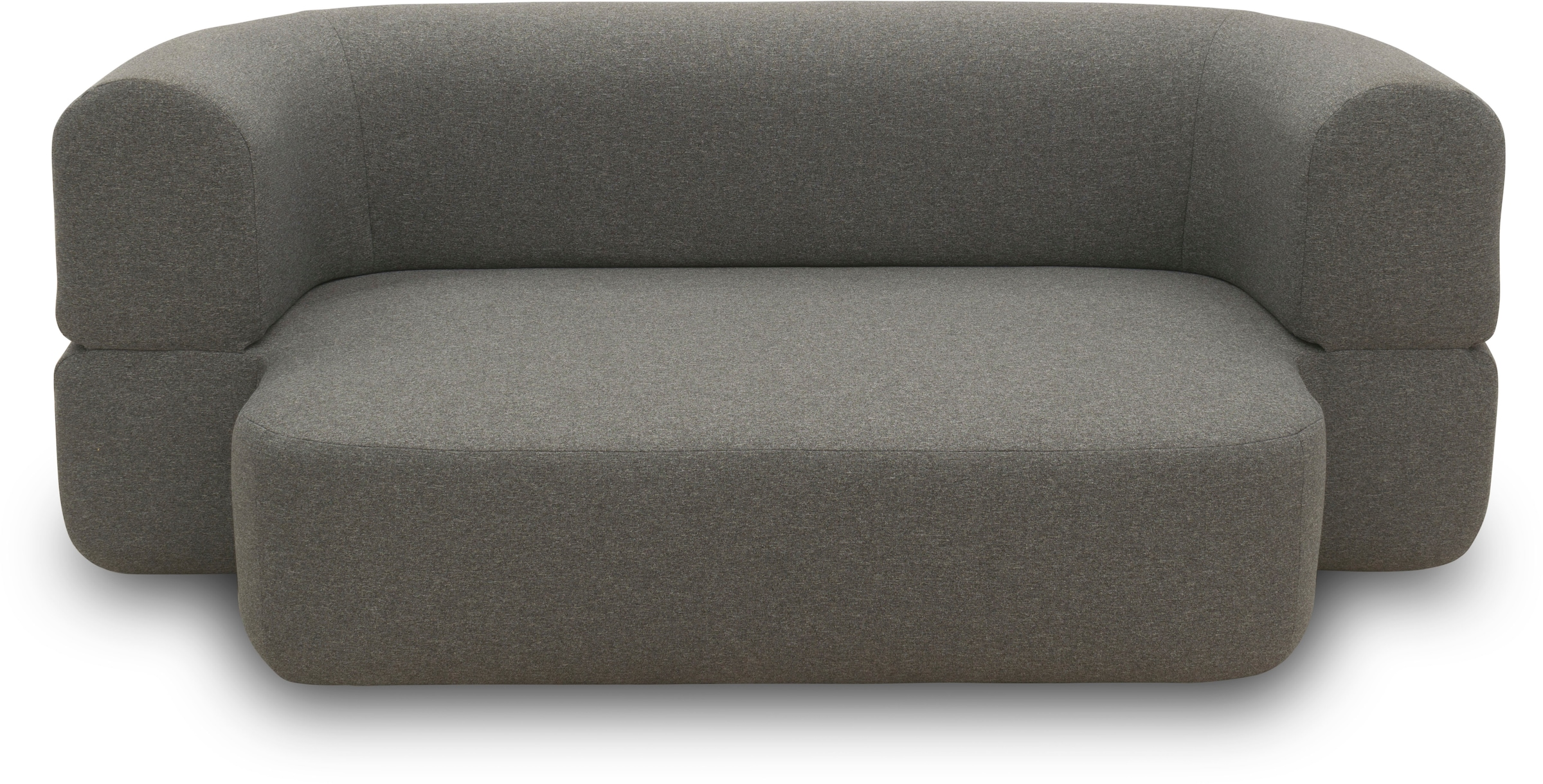 INOSIGN Schlafsofa »Denair oval Federkern«, 2-Sitzer durch Klappen verwandeln in eine Liegefläche