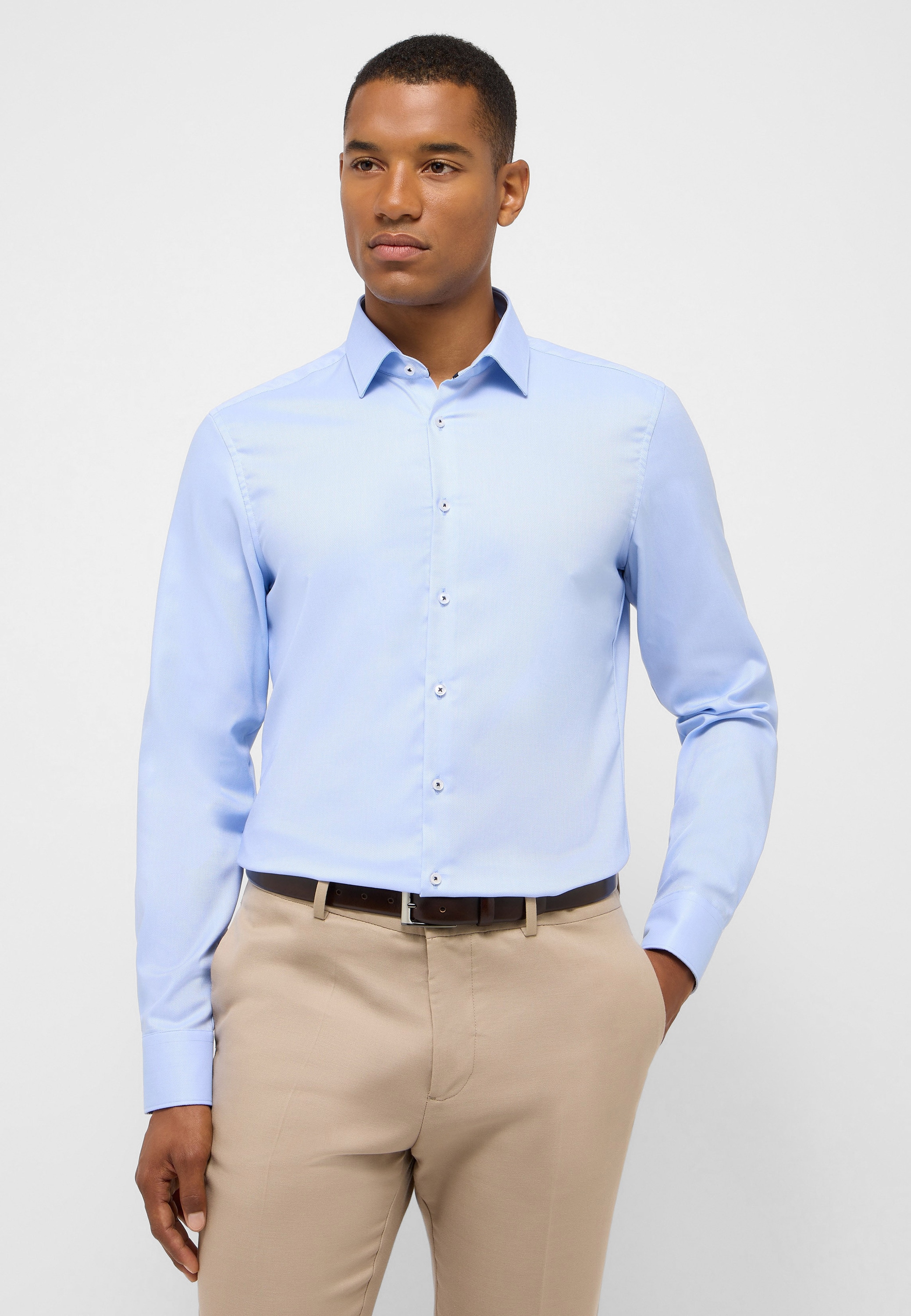 Eterna Langarmhemd »SLIM FIT«, NON IRON (bügelfrei)