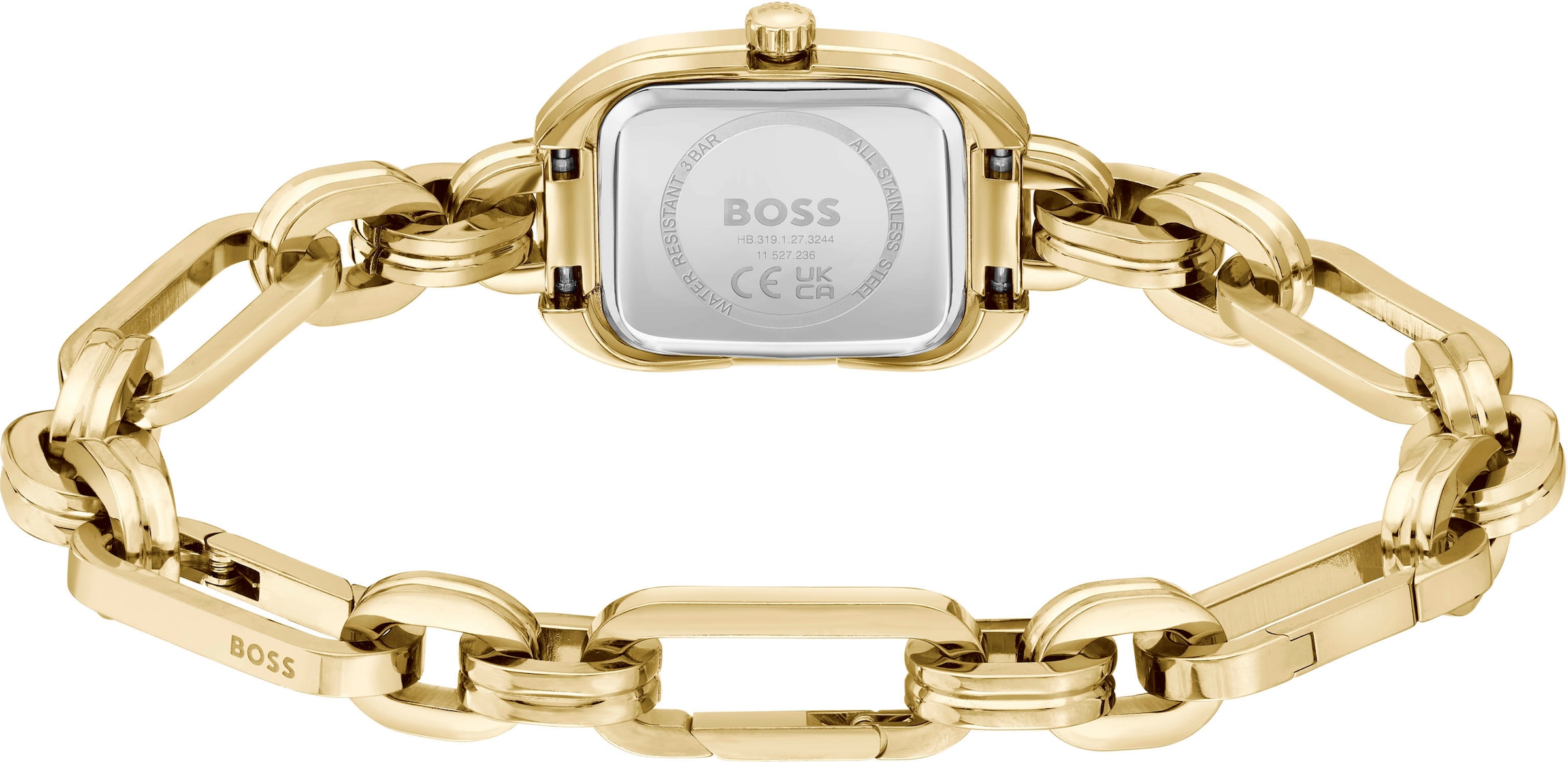 BOSS Quarzuhr »HAILEY«, Damenuhr, Armbanduhr, analog, Edelstahlarmband