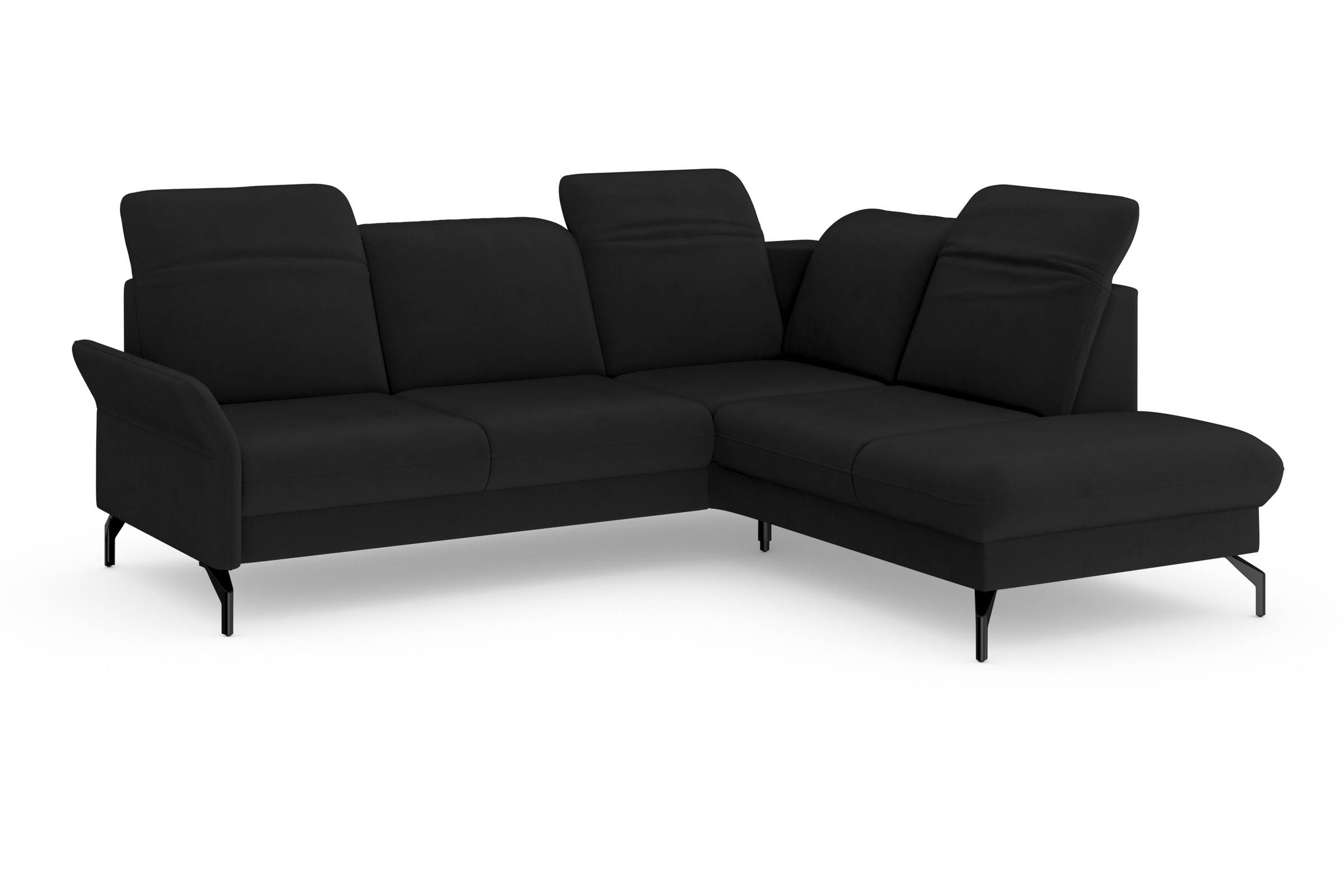 sit&more Ecksofa »Fashion L-Form«, wahlweise mit Kopfteilverstellung und Vorziehsitz, motorisch