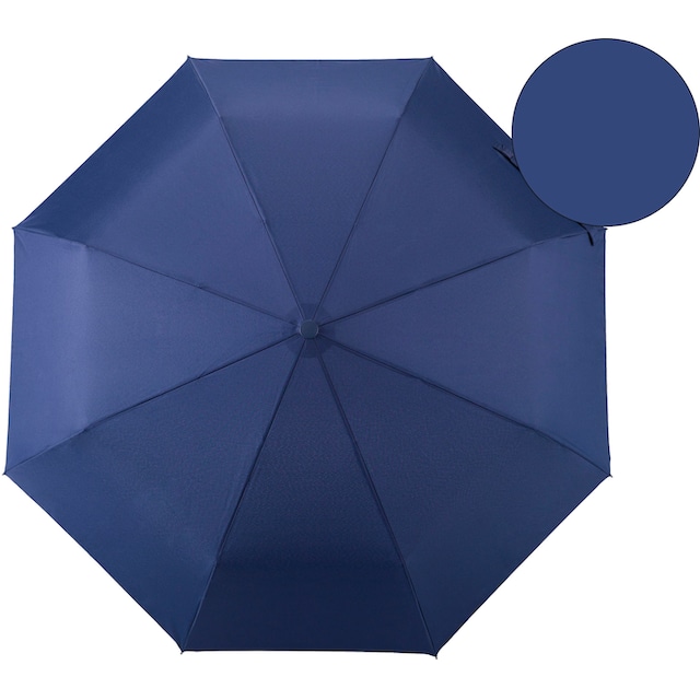 EuroSCHIRM® Taschenregenschirm »Umwelt-Taschenschirm, marineblau« online  bei