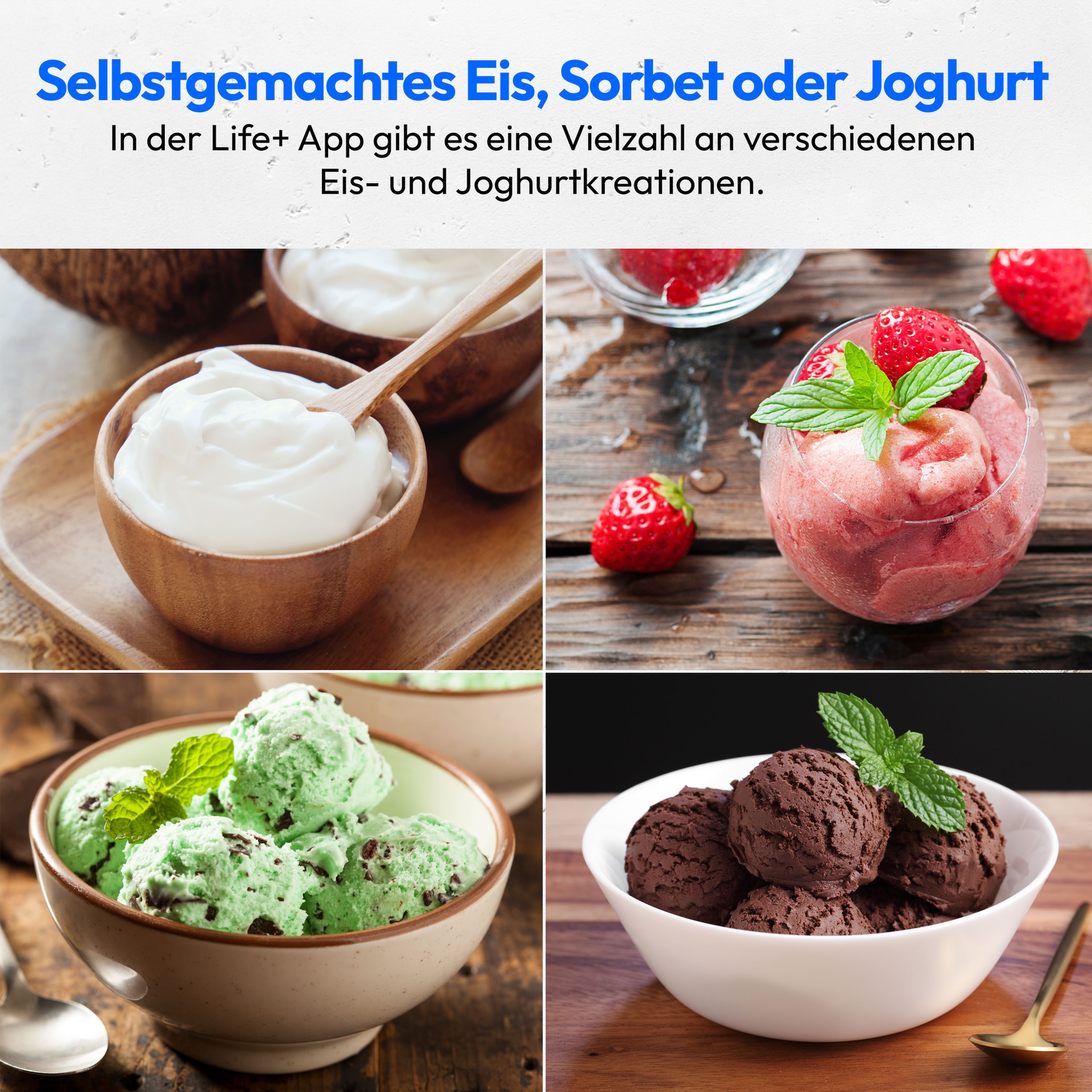 Medion® Eismaschine »MD 12170, 2 L Kapazität, integrierter Kompressor, Smartphonesteuerung«, 220 W, Herausnehmbarer Edelstahl-Eisbehälter, Sensor-Touch-LED-Display