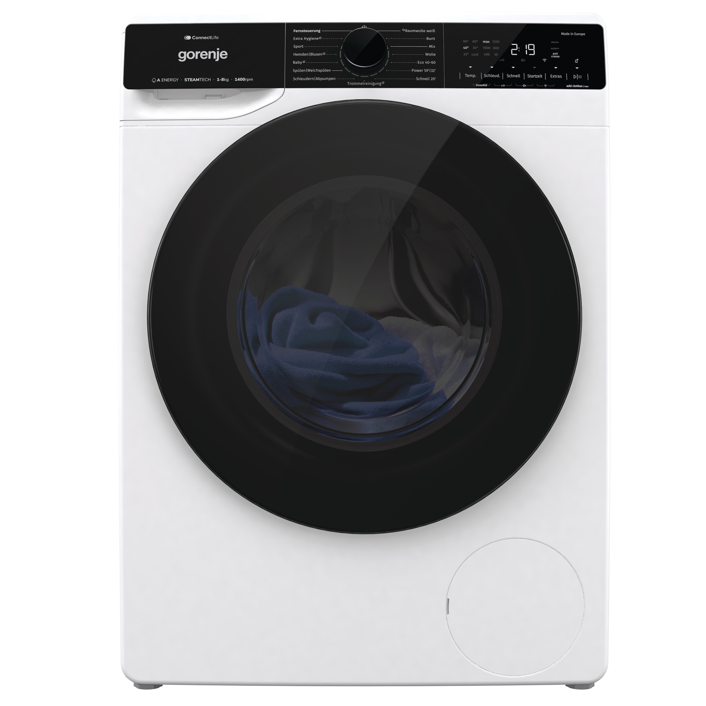 GORENJE Waschmaschine »WPNA84A2TS«, 8 kg, 1400 U/min, Energieklasse A-20%