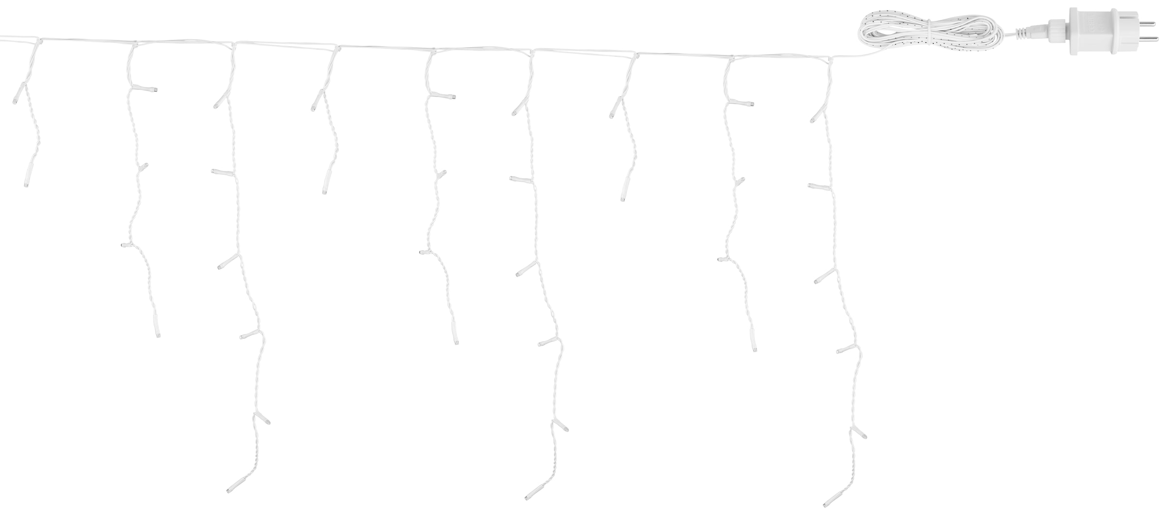 GLOBO LIGHTING Lichterkette »LED LICHTERKETTE« Lichterkette IP44 Zuleitungskabel 5000mm L: 12000mm