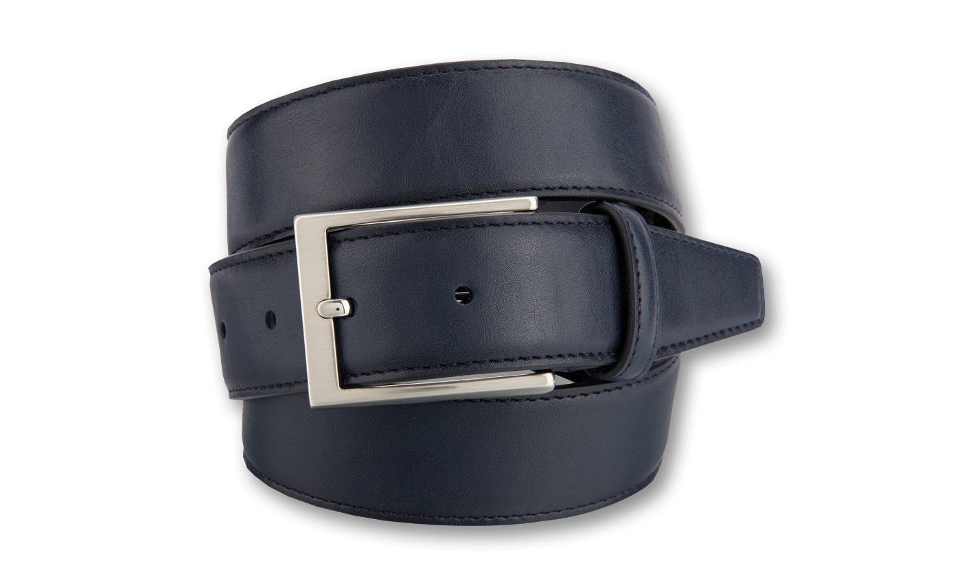 BERND GÖTZ Ledergürtel »Ledergürtel mit getönten Kanten und abgenäht«