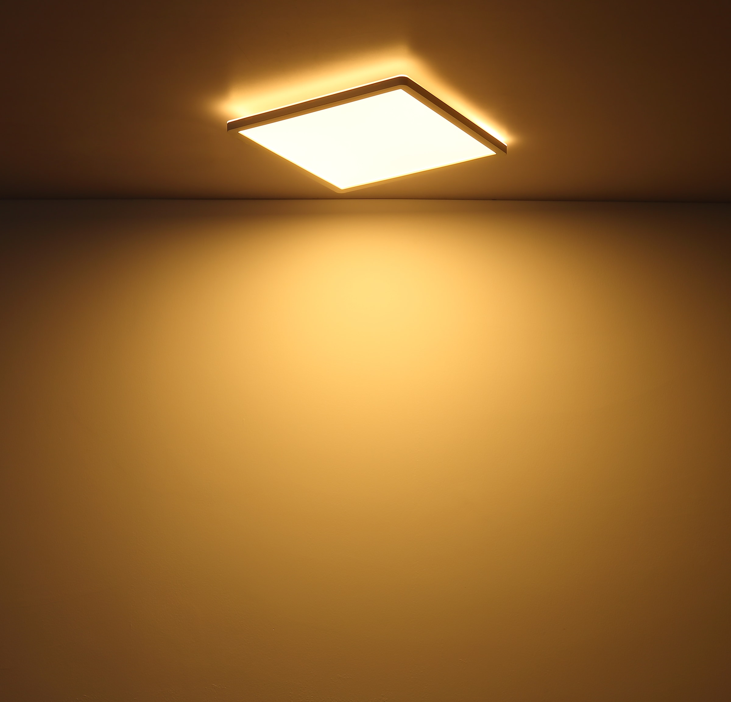 GLOBO LIGHTING LED Deckenleuchte »SAPANA«, Leuchtmittel LED-Modul | LED fest integriert, Deckenlampe/Quadrat/Wohnzimmer/Schlafzimmer/modern