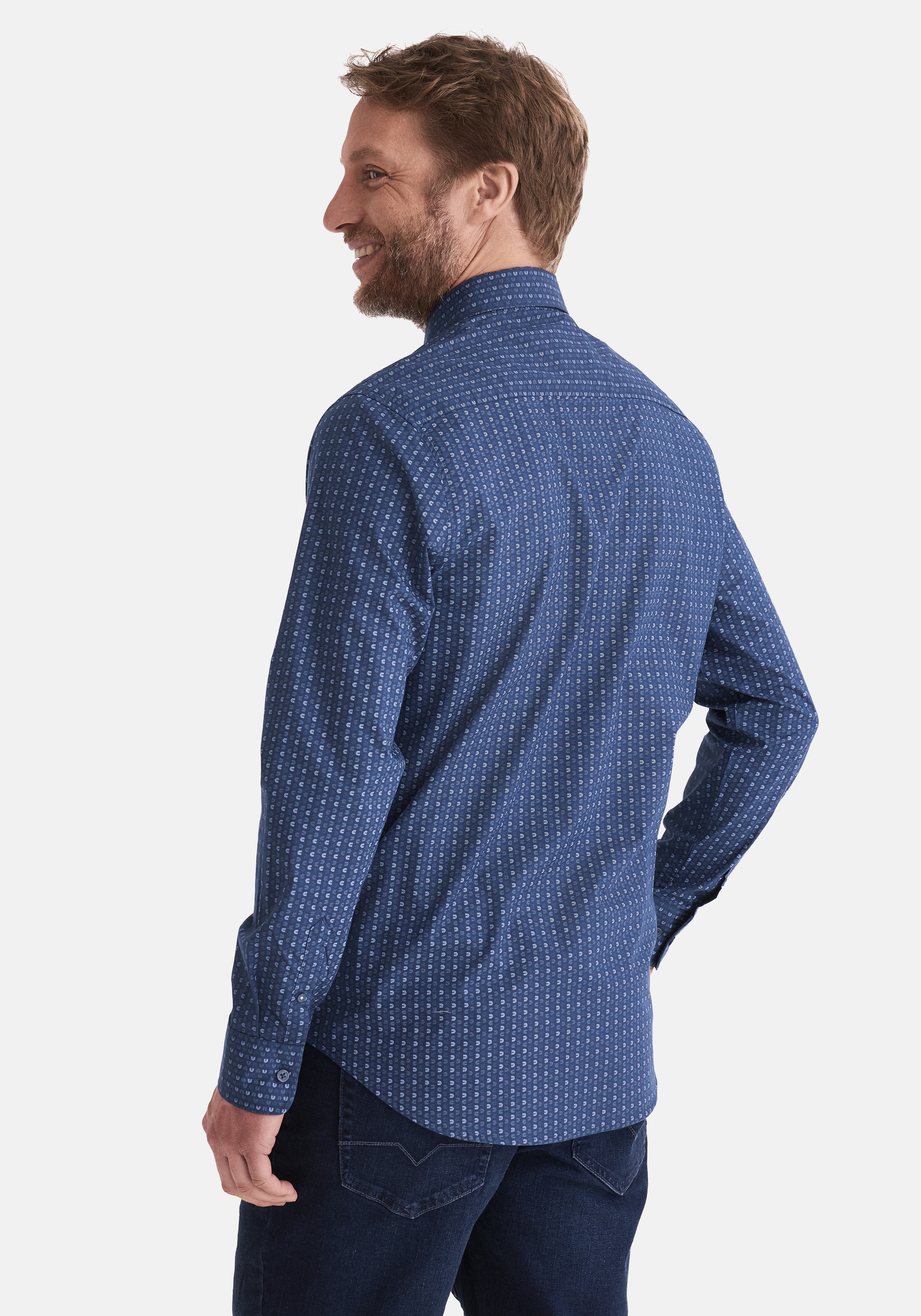 Stooker Men Langarmhemd »HUGH Hemd Langarm Regular Fit« Langarm Hemd Regular Fit für Herren