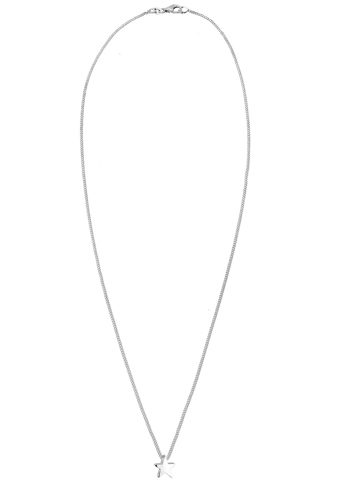 3. Bild von Elli Kette mit Anhänger »Stern Schlicht Basic 925 Silber«