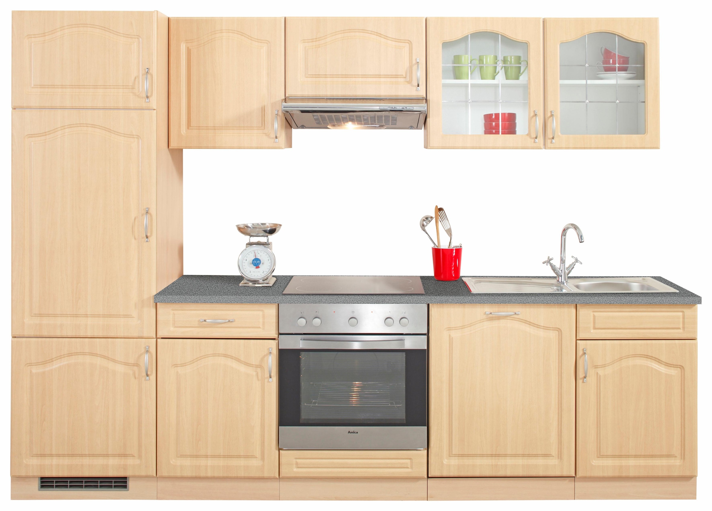 wiho Küchen Küchenzeile »Linz«, mit E-Geräten, online Breite cm kaufen 280