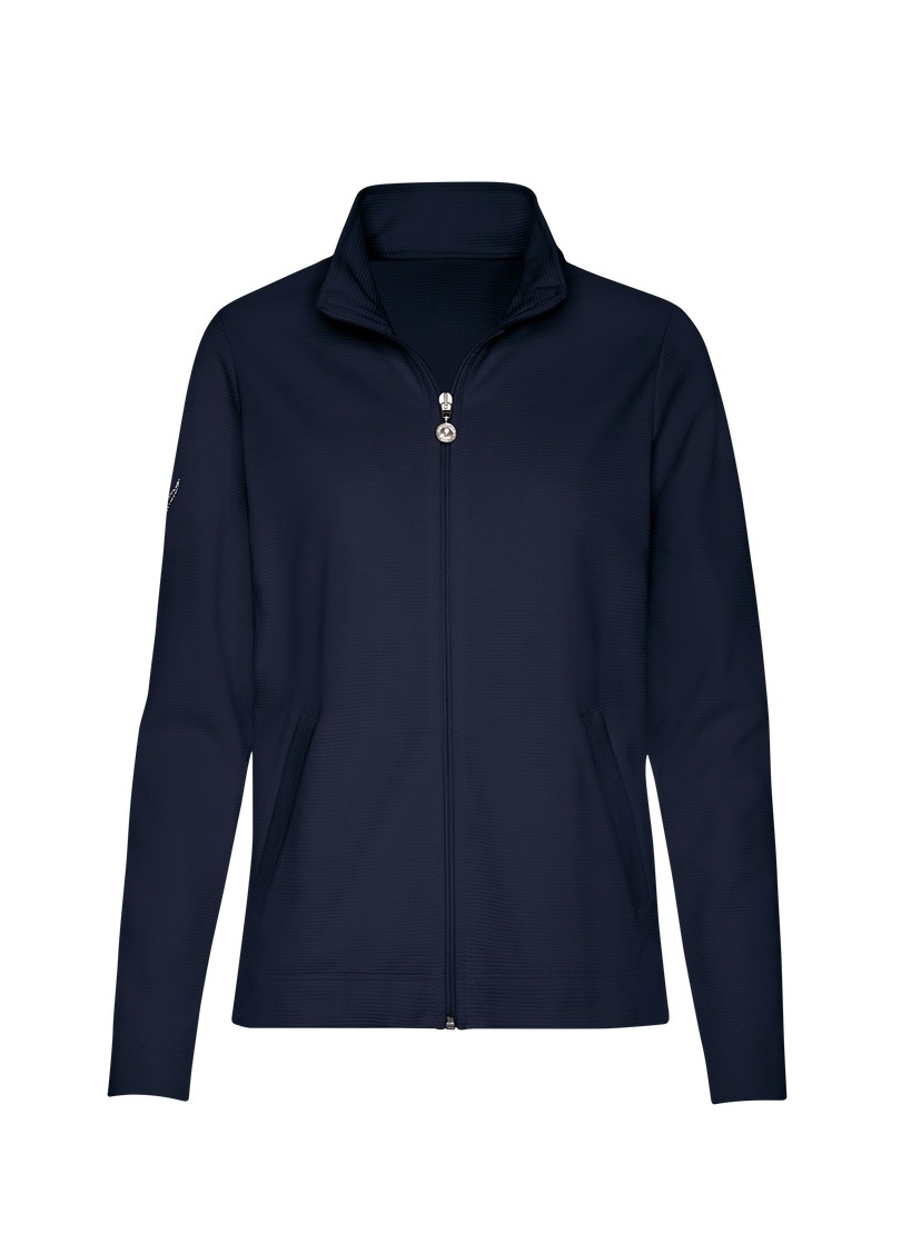 Trigema Sweatjacke »TRIGEMA Jacke mit funkelnden Strass-Steinen«