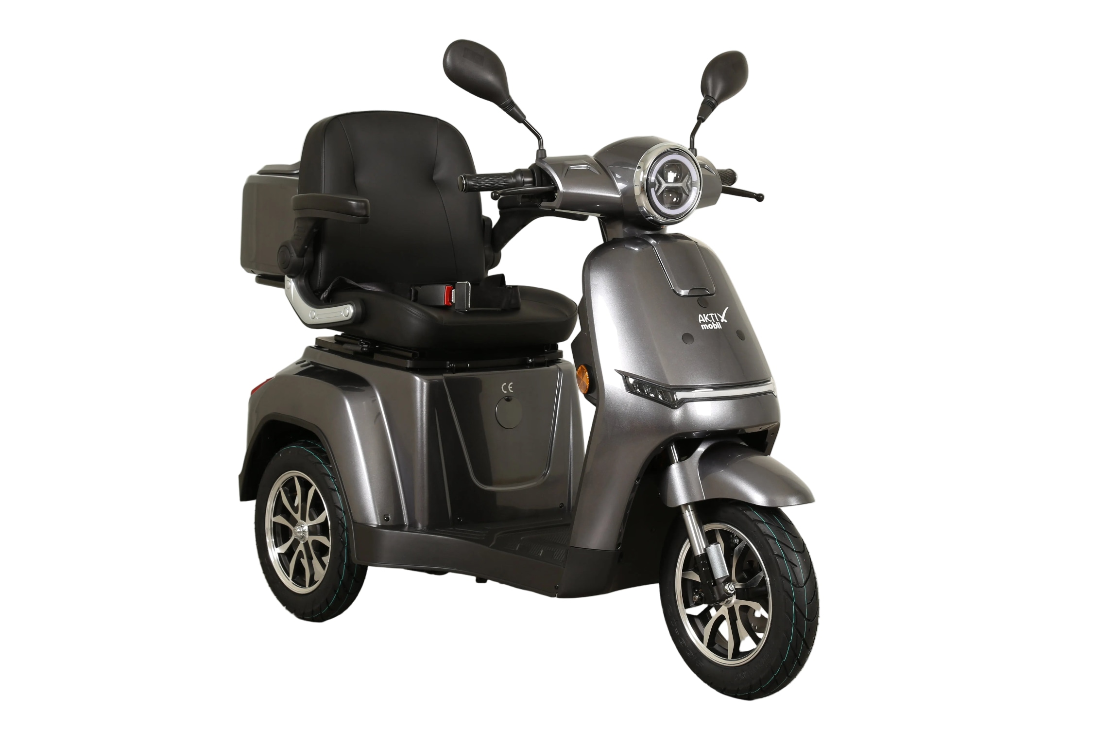 Aktiv mobil Elektromobil »AM E-Rider 1000, 25 km/h mit Topcase« 1.000 W 25 km/h Topcase mit Fassungsvermögen von ca. 25 l, Staufach mit ca. 19 l