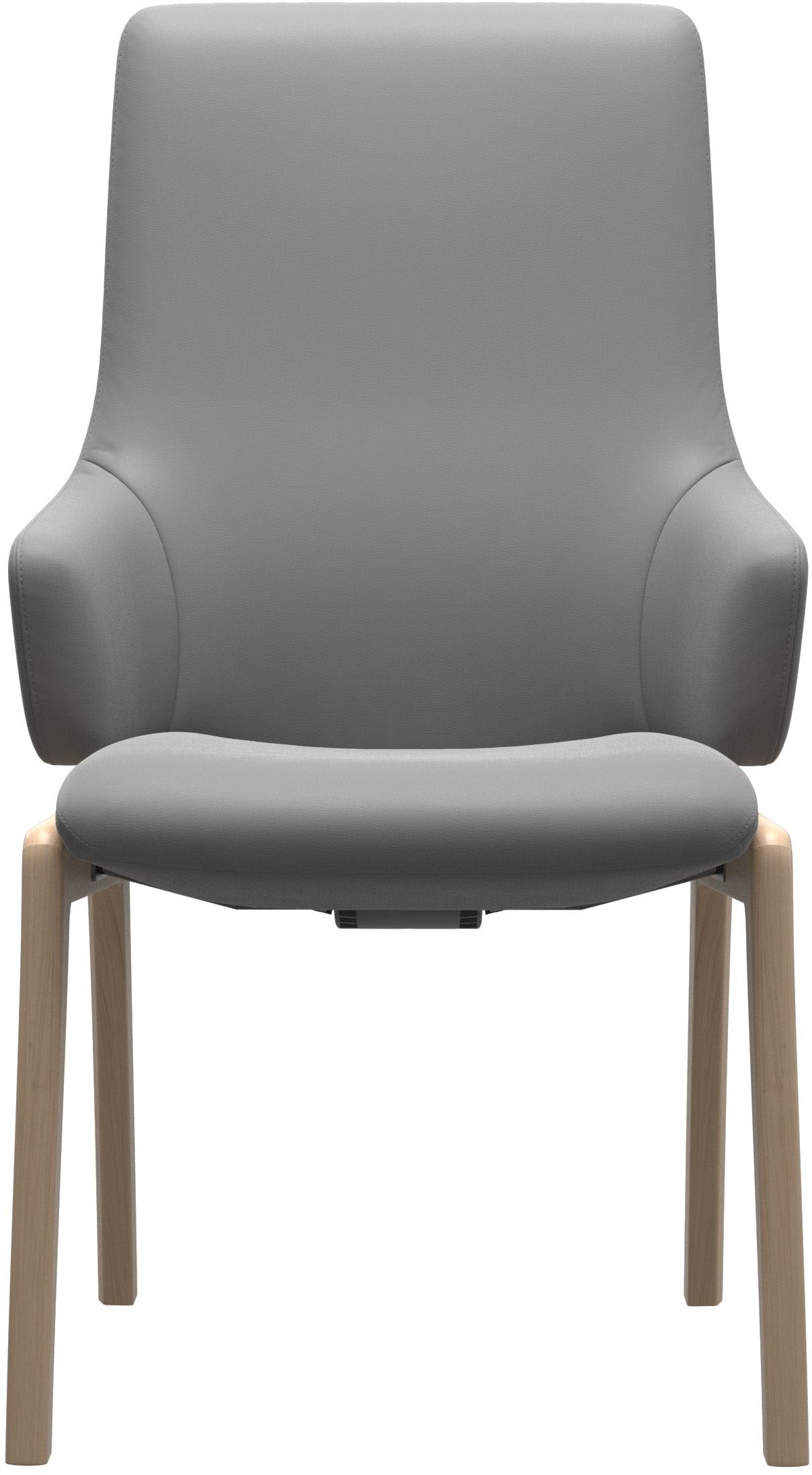 Stressless® Polsterstuhl »Laurel«, Leder BATICK, High Back mit Armlehne, Größe L, mit abgerundeten Beinen in Schwarz