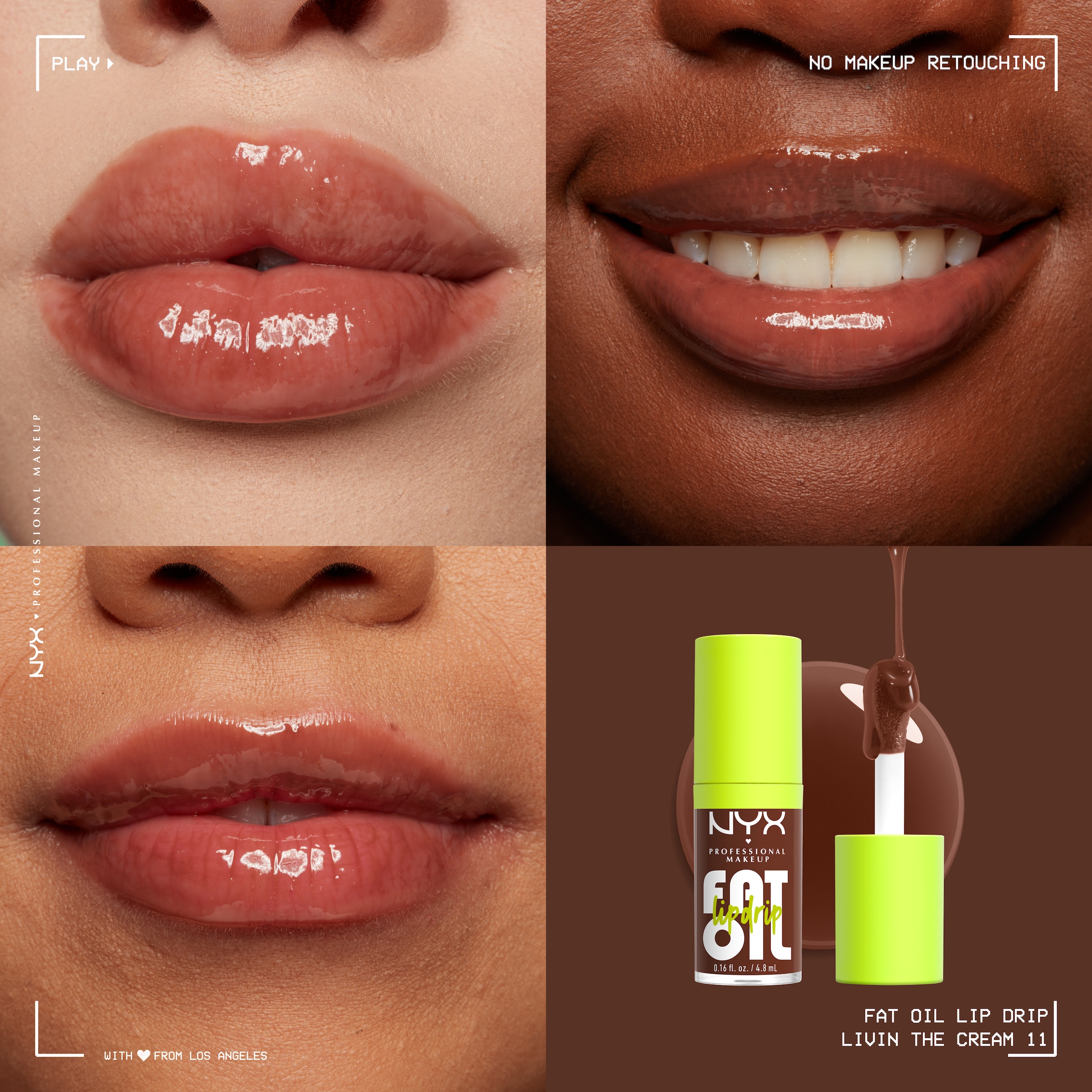 NYX Lipgloss »Makeup Fat Oil Lip Drip«