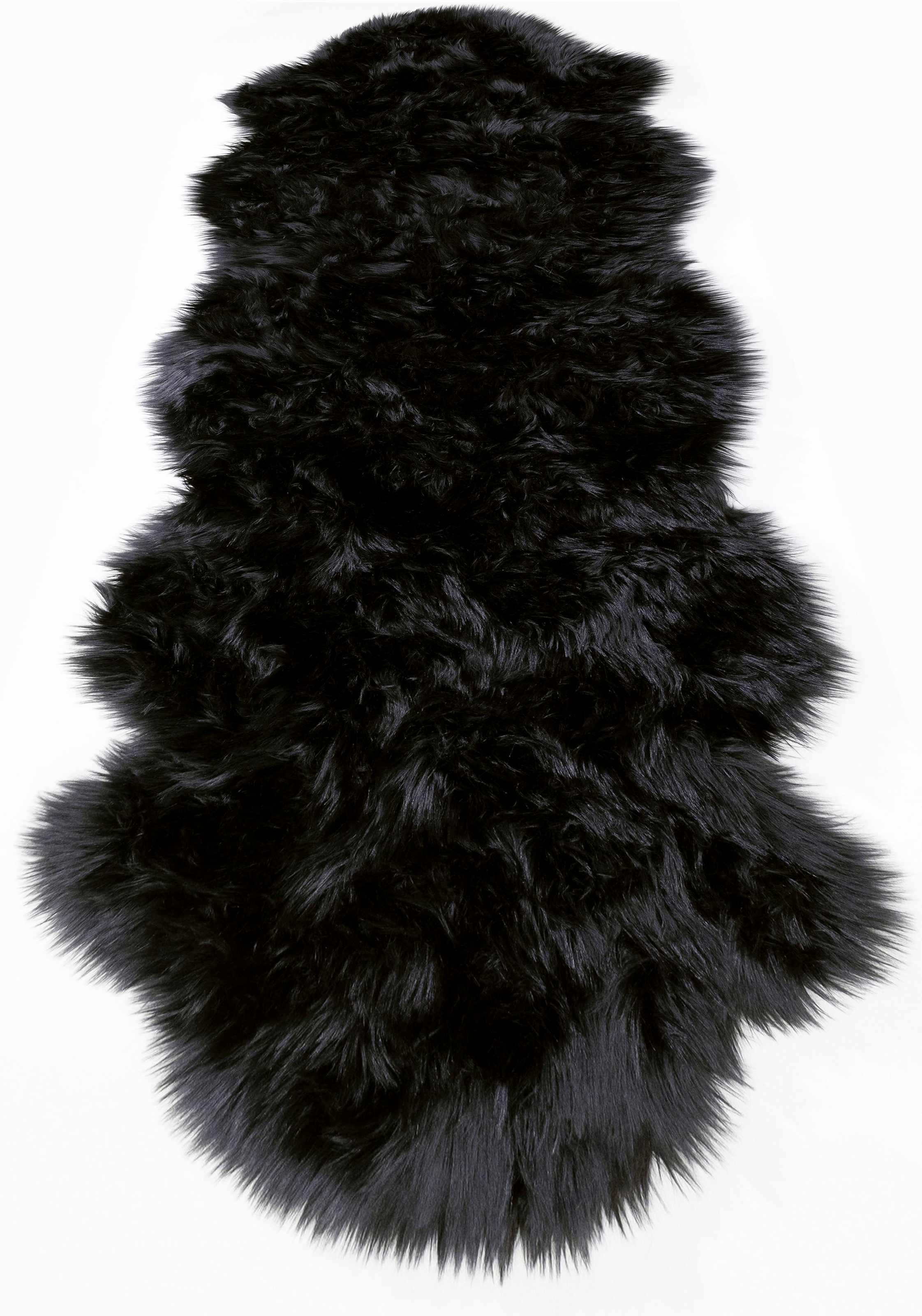 my home Fellteppich »Dena Teppiche, Fellform, waschbar« fellförmig 60 mm Hö günstig online kaufen