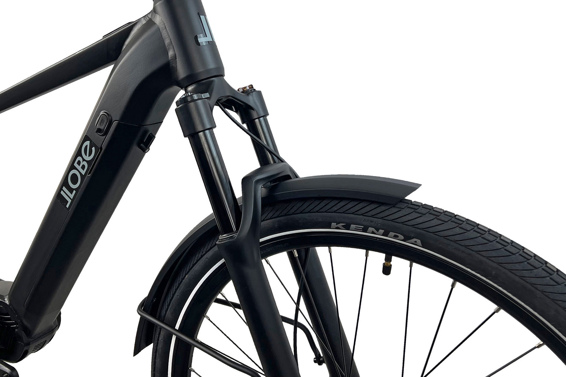 LLobe E-Bike »CityVenture E-Bike 27,5" Vermont MM, schwarz«, 7 Gang, Mittelmotor 250 W