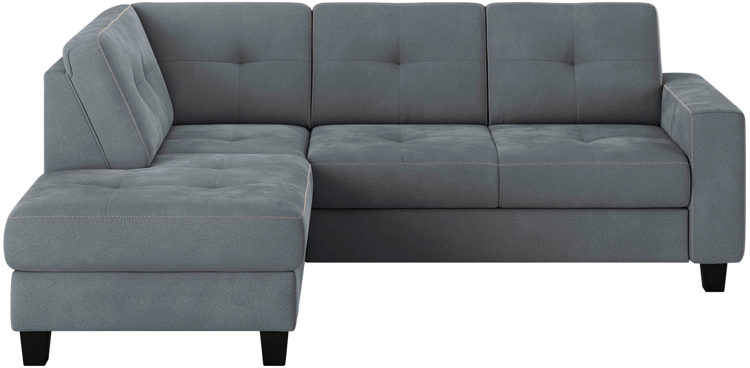 Places of Style Ecksofa »Varese«, Kreuznaht in beige günstig online kaufen