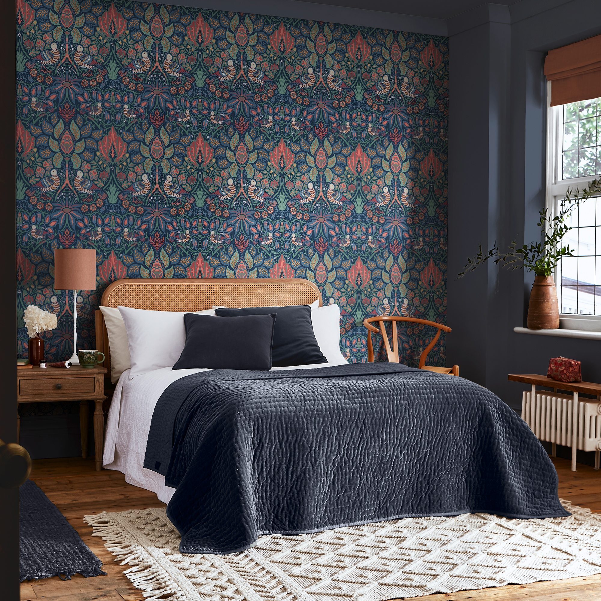 WILLIAM MORRIS AT HOME Vliestapete »Dove & Rose« Motiv glatt Design Tapeten günstig online kaufen