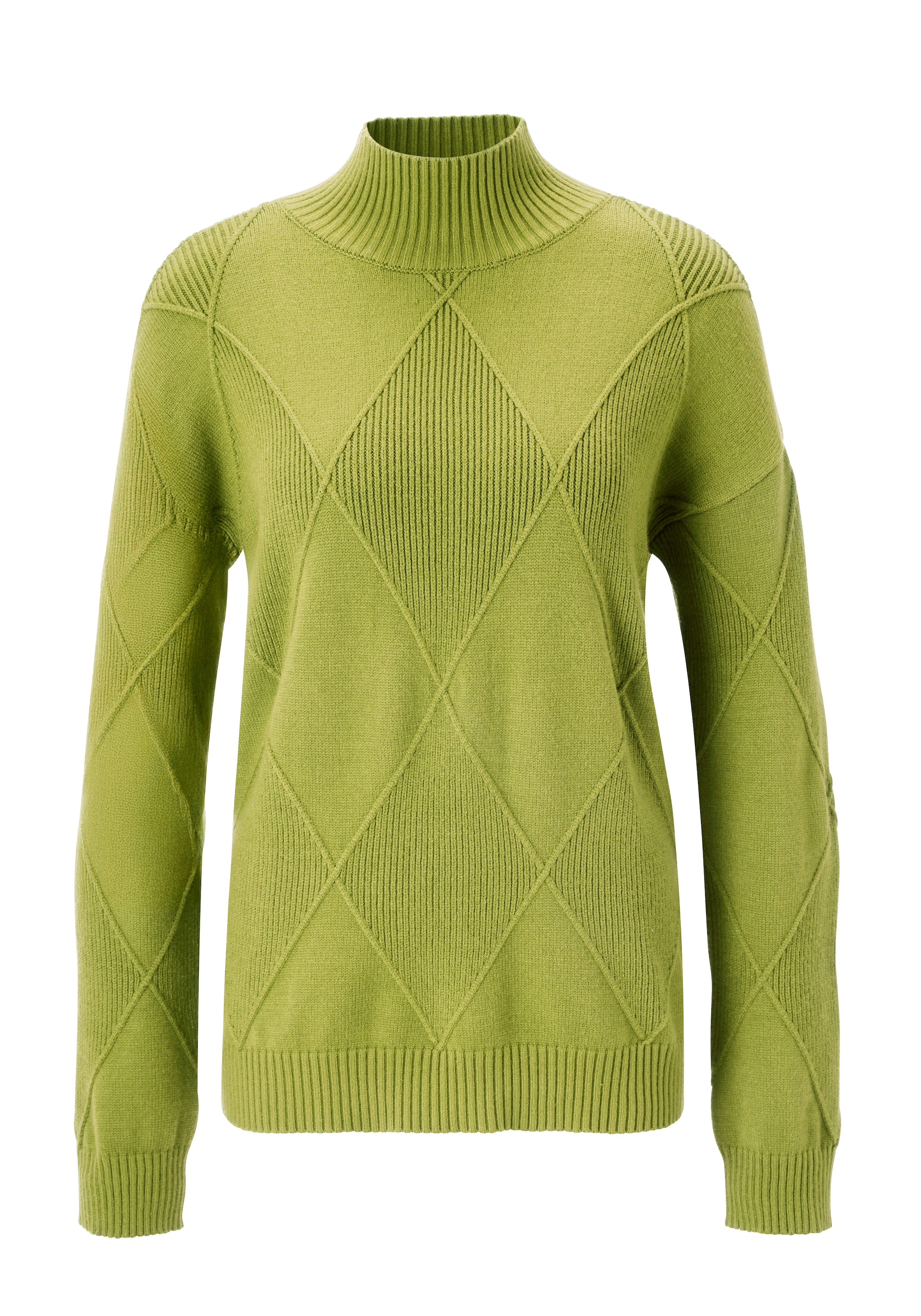 Aniston CASUAL Strickpullover, im trendigen Rauten-Muster - NEUE KOLLEKTION