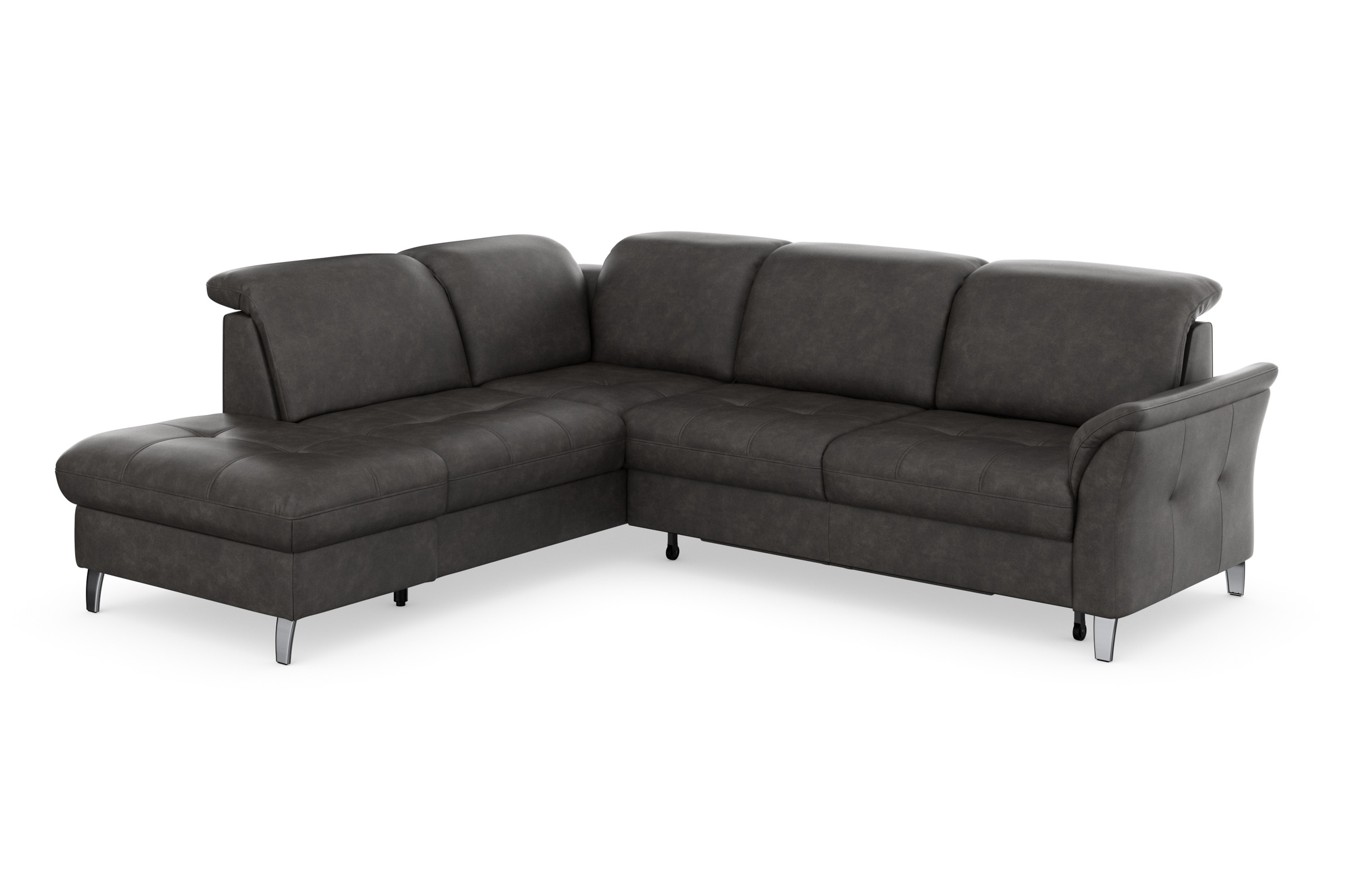 sit&more Ecksofa »Maggiore L-Form«, wahlweise mit Kopfteilverstellung, Bettfunktion und Stauraum