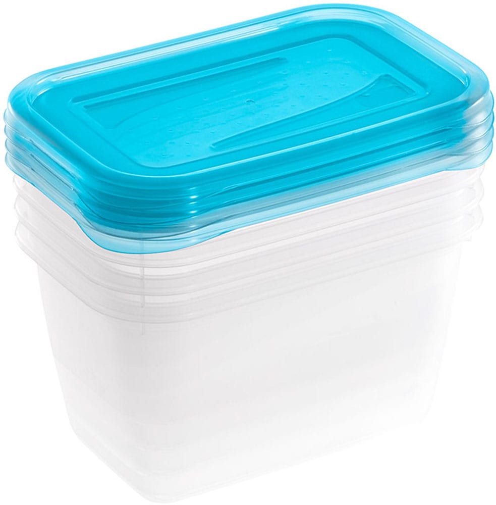 keeeper Frischhaltedose »Fredo Fresh (Set,17-tlg.), rechteckig, 500-2000 ml« Set, 17 Stk. tlg. lebensmittelecht, spülmaschinengeeignet, gefriergeeignet