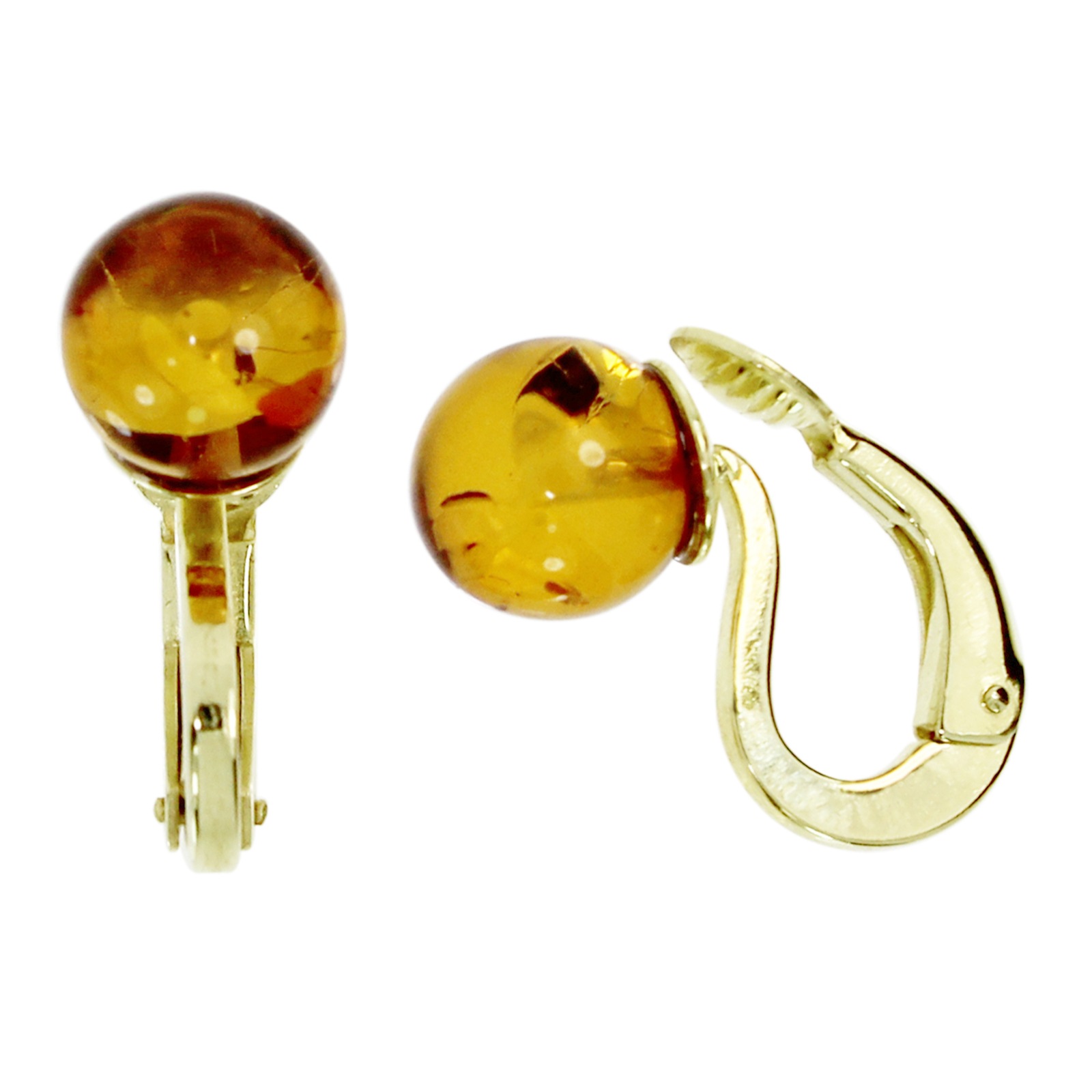 OSTSEE-SCHMUCK Paar Ohrclips 