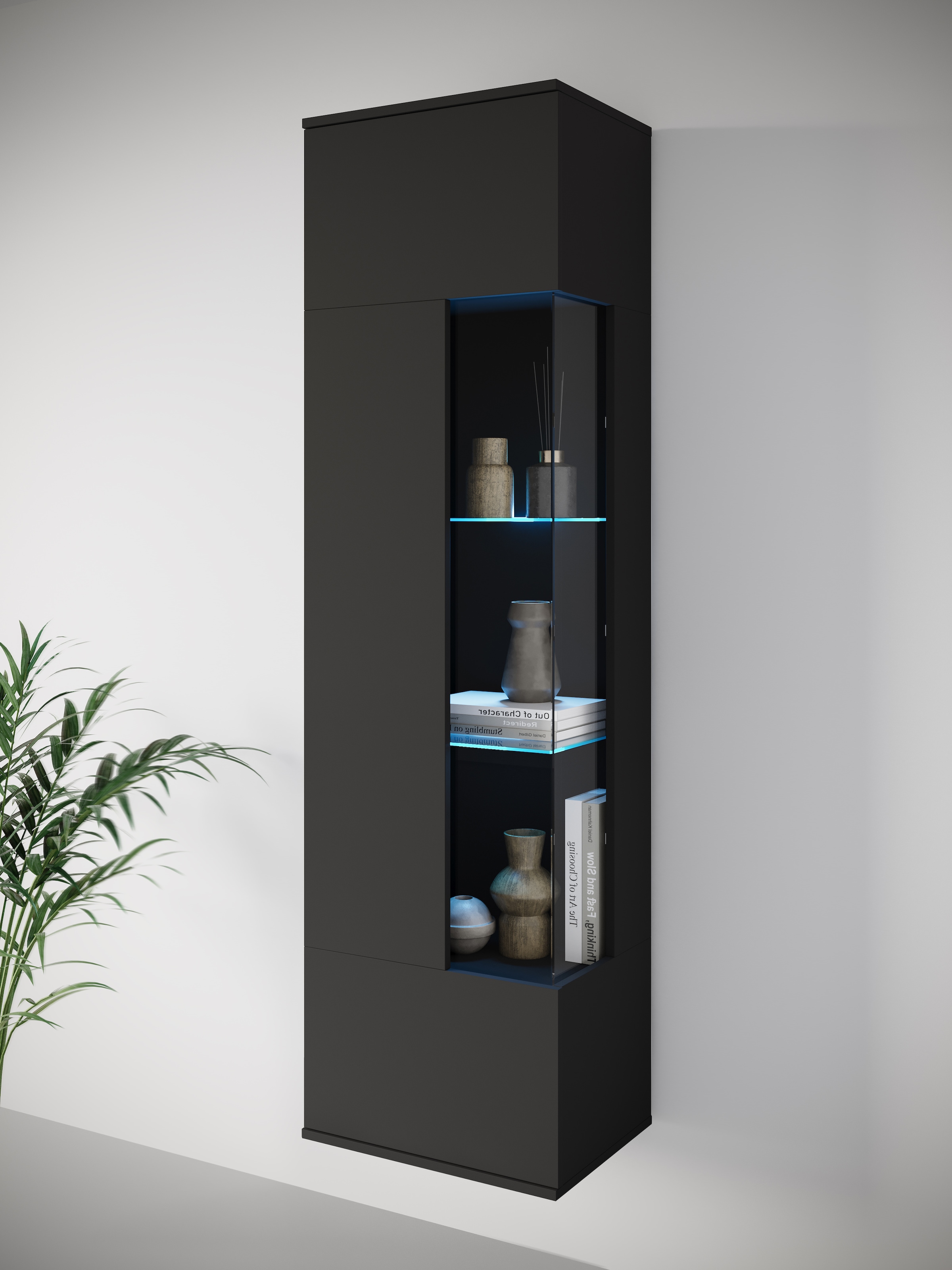 INOSIGN Vitrine Kenia, stehend und hängend (1-St) Vitrineschrank mit Glastü günstig online kaufen