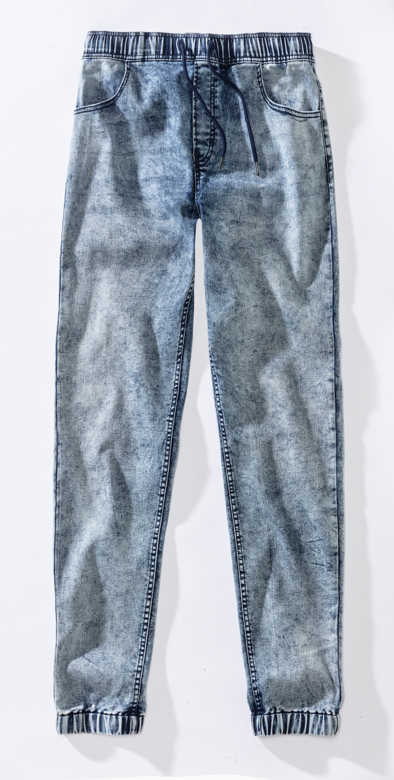 Buffalo Schlupfjeans, elastische Joggpants, moonwashed