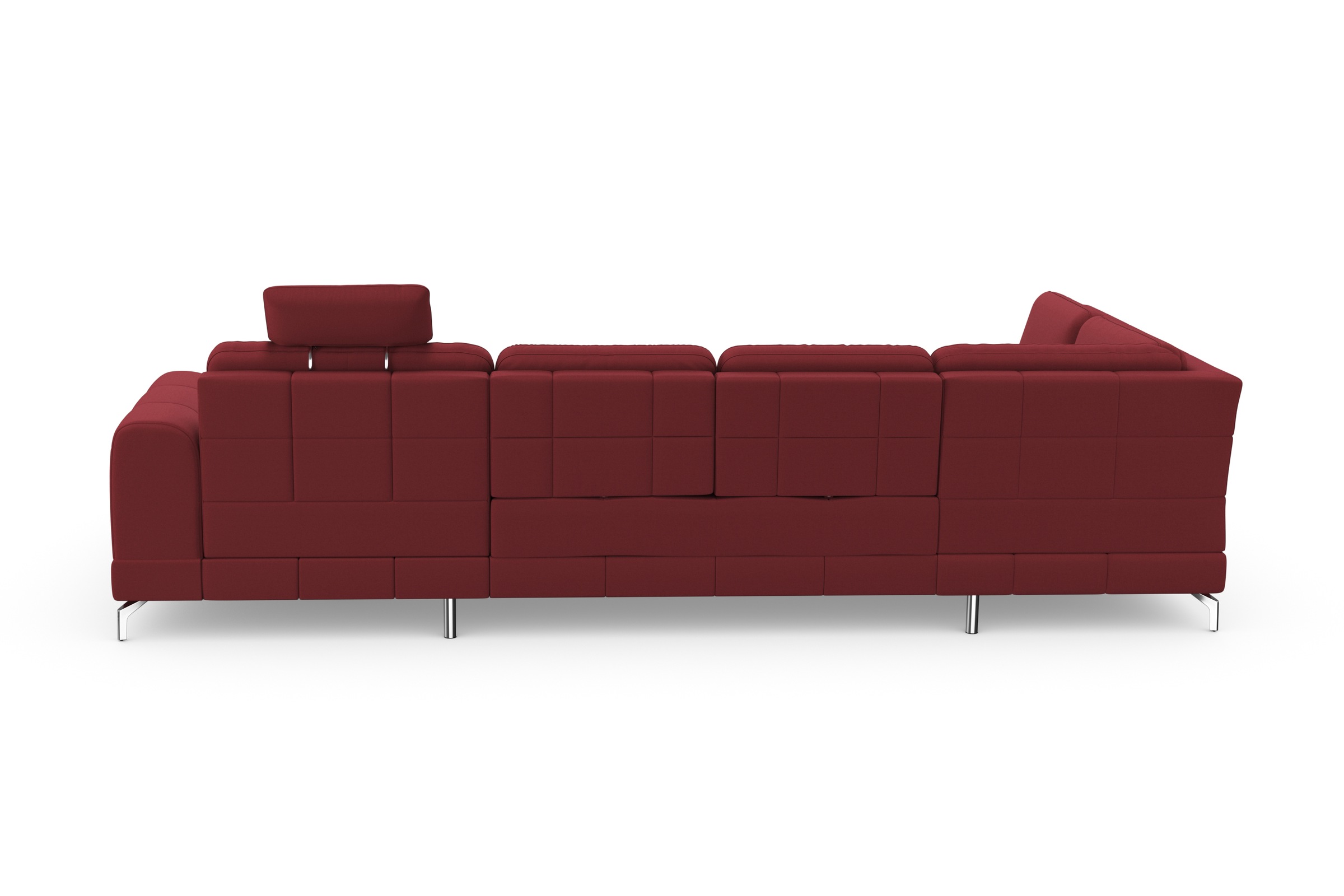 sit&more Wohnlandschaft »Bendigo U-Form« inklusive Sitztiefenverstellung, Bodenfreiheit 12 cm, in 2 Fußfarben