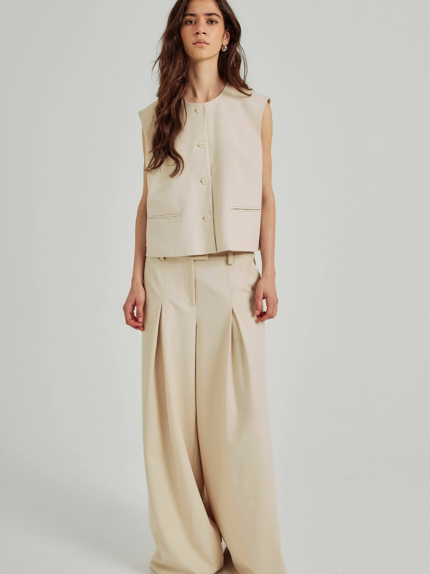 NORR Palazzohose »NORR trousers Kamin«