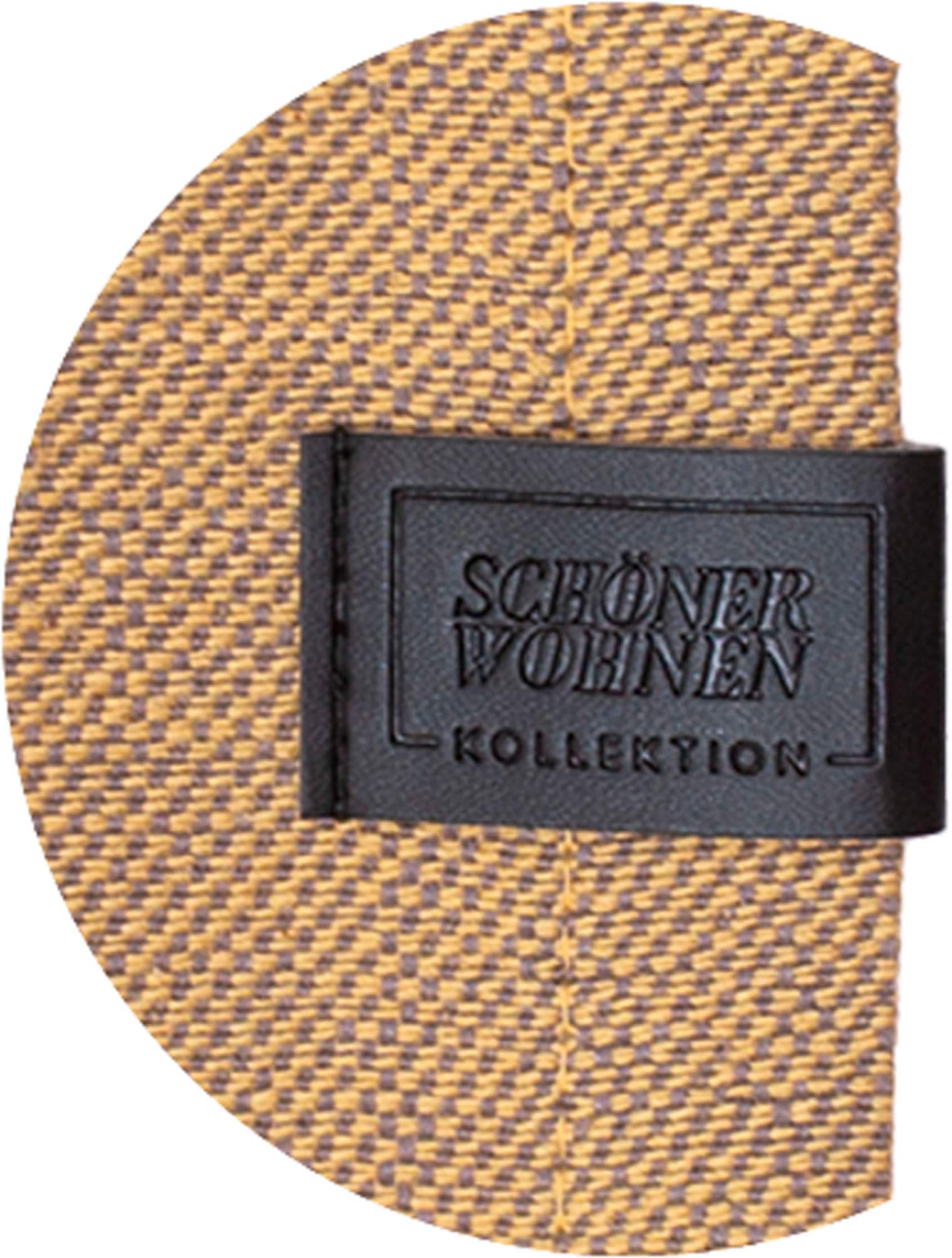 SCHÖNER WOHNEN-Kollektion Vorhang »Solo«, (1 St.), mit Lederapplikation