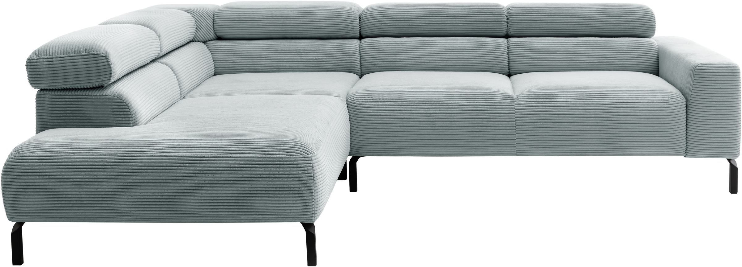 PLACES OF STYLE Ecksofa »Antonelli, L-Form, inkl. Kopfteilverstellung, Brei günstig online kaufen