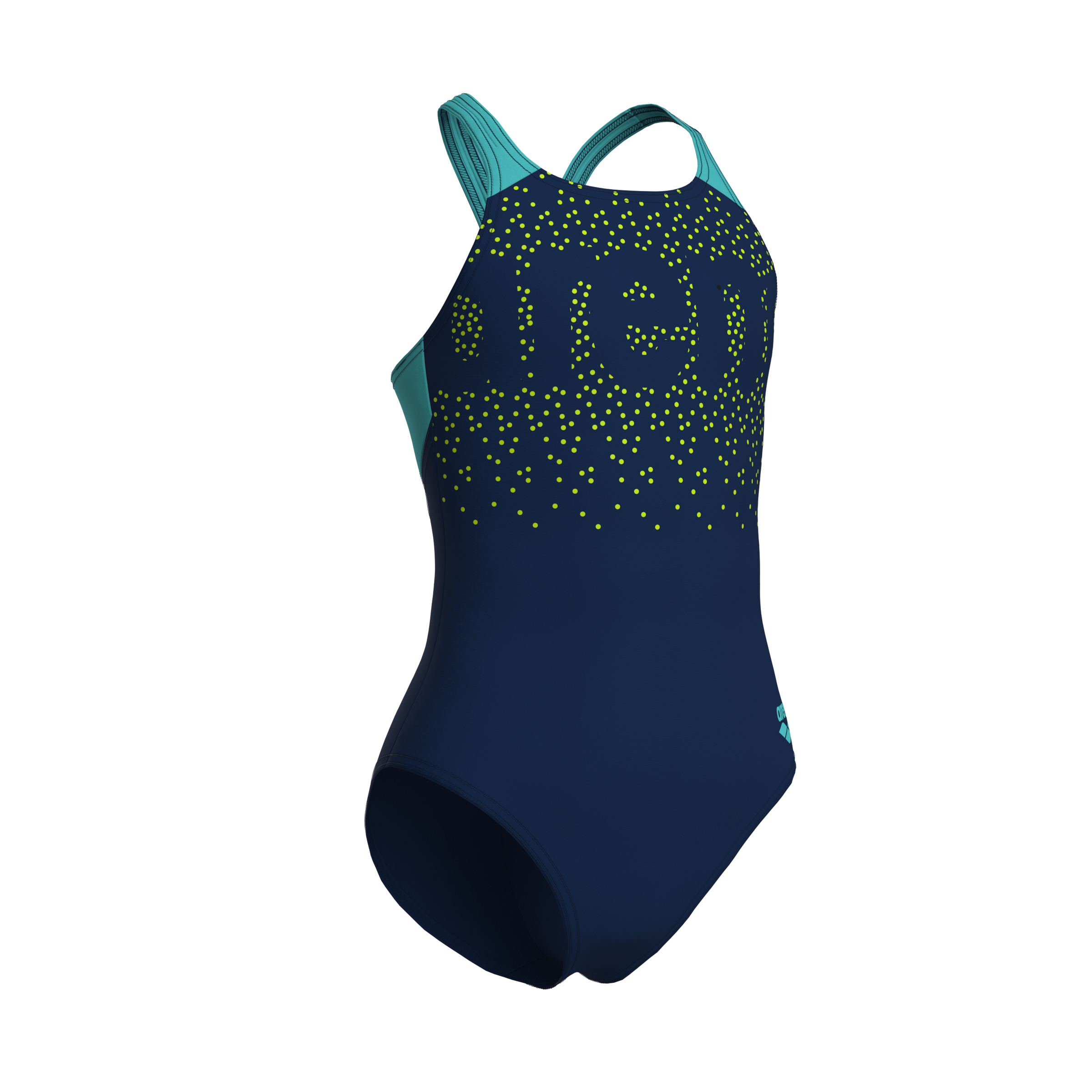 Arena Badeanzug »G ARENA PAINTERLY SWIMSUIT V BACK« mit UV-Schutz UPF50+, aus MaxFit Eco Material, in Stretchmaterial