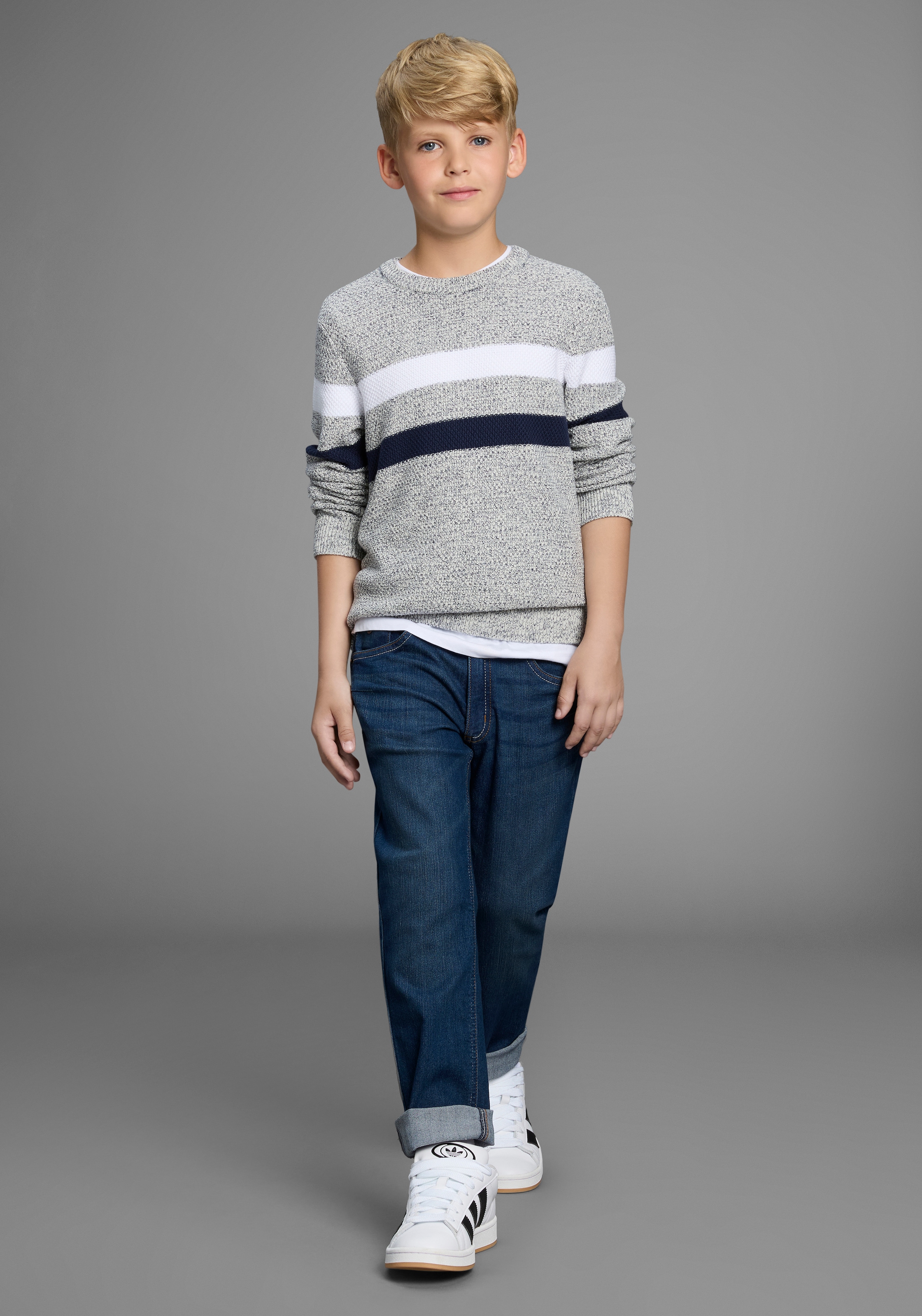 H.I.S Relax-fit-Jeans »Stretchjeans gerade Form«, NEU: HIS für TEENS! Stretchjeans in authentischer Waschung
