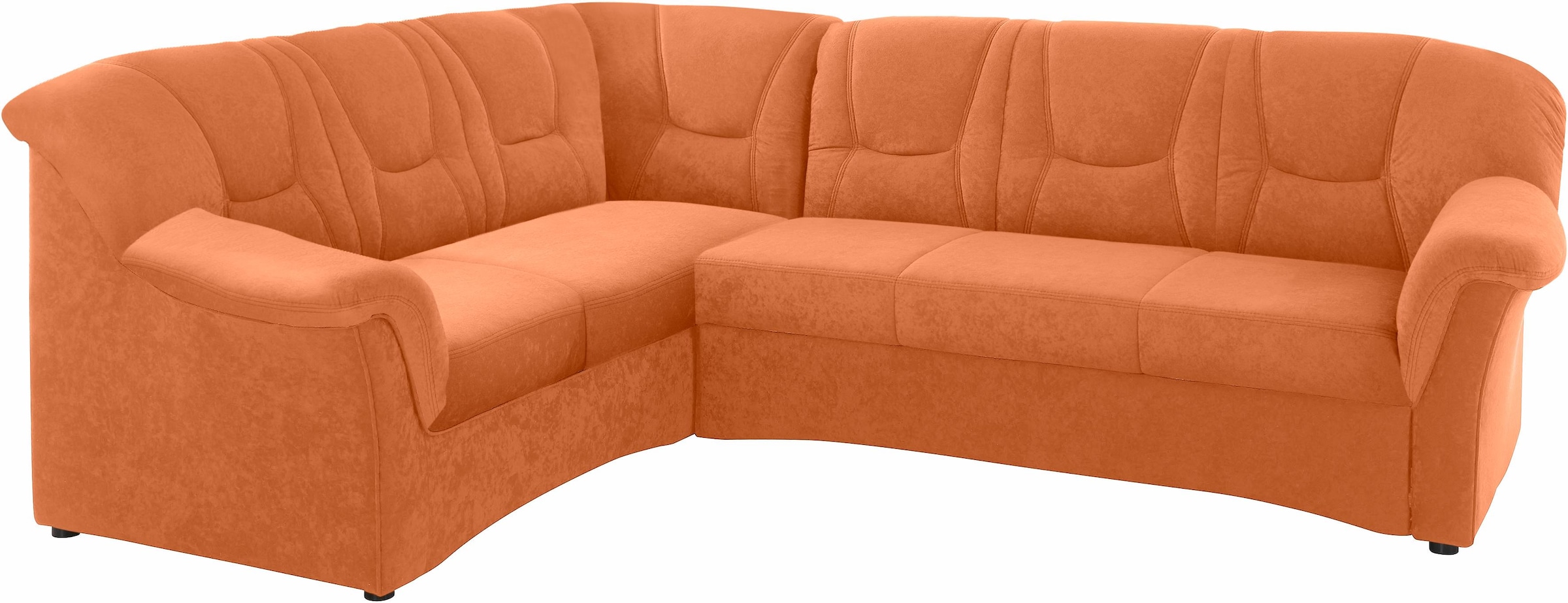 DOMO collection Ecksofa »Sarafina zeitlos&bequem, optional mit Federkern, B günstig online kaufen