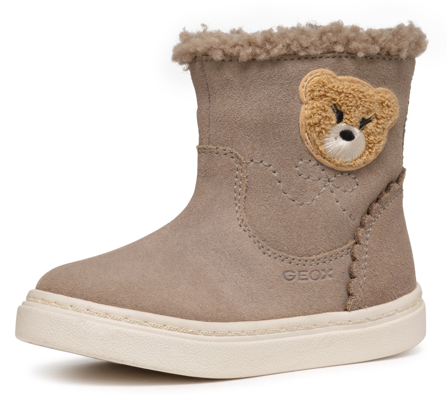 Geox Winterboots »B NASHIK GIRL A«, Klettstiefel, Babystiefel Winterstiefel mit süßem Patch