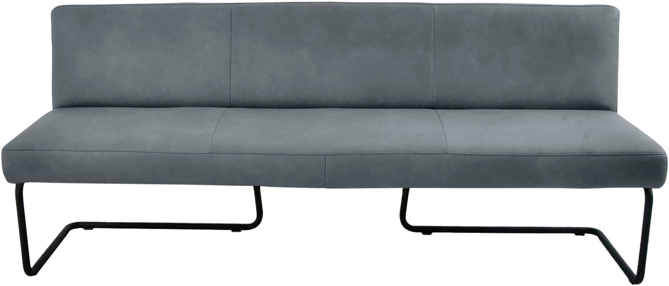 K+W Komfort & Wohnen Polsterbank in abgerundeter Form, Rundrohrkufe lang ge günstig online kaufen