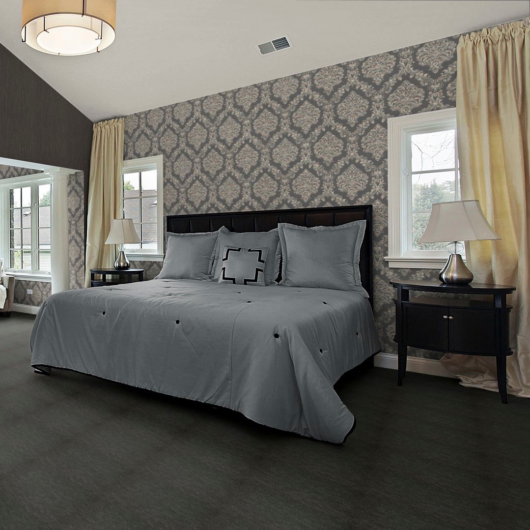 Bodenmeister Teppichboden »Jupiter, Velours - meliert, Made in Belgium«, rechteckig, 7,5 mm Höhe, Wohnzimmer, Schlafzimmer, Kinderzimmer, Breite 400/500 cm